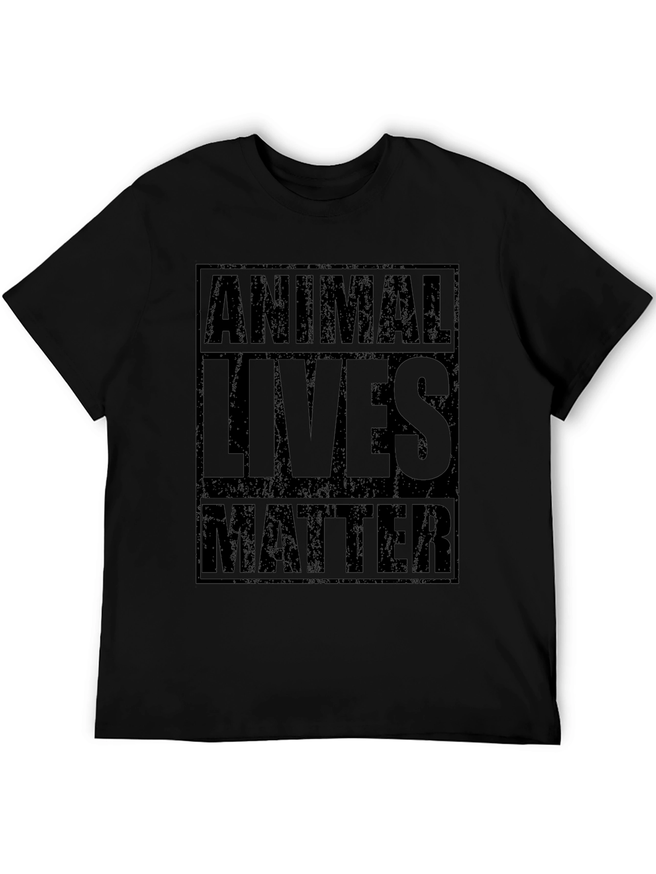 Animal Lives Matter Black T-Shirt
