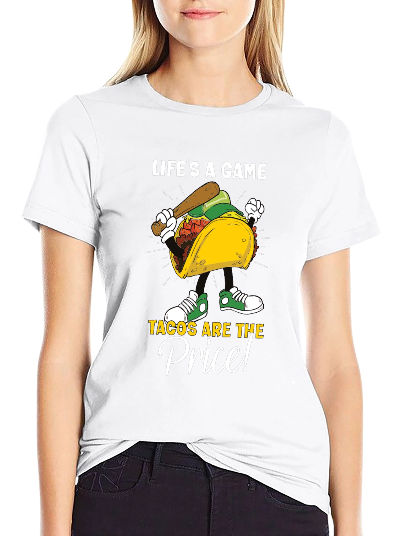 Lifes a Game Tacos Are the Price Graphic Tee
