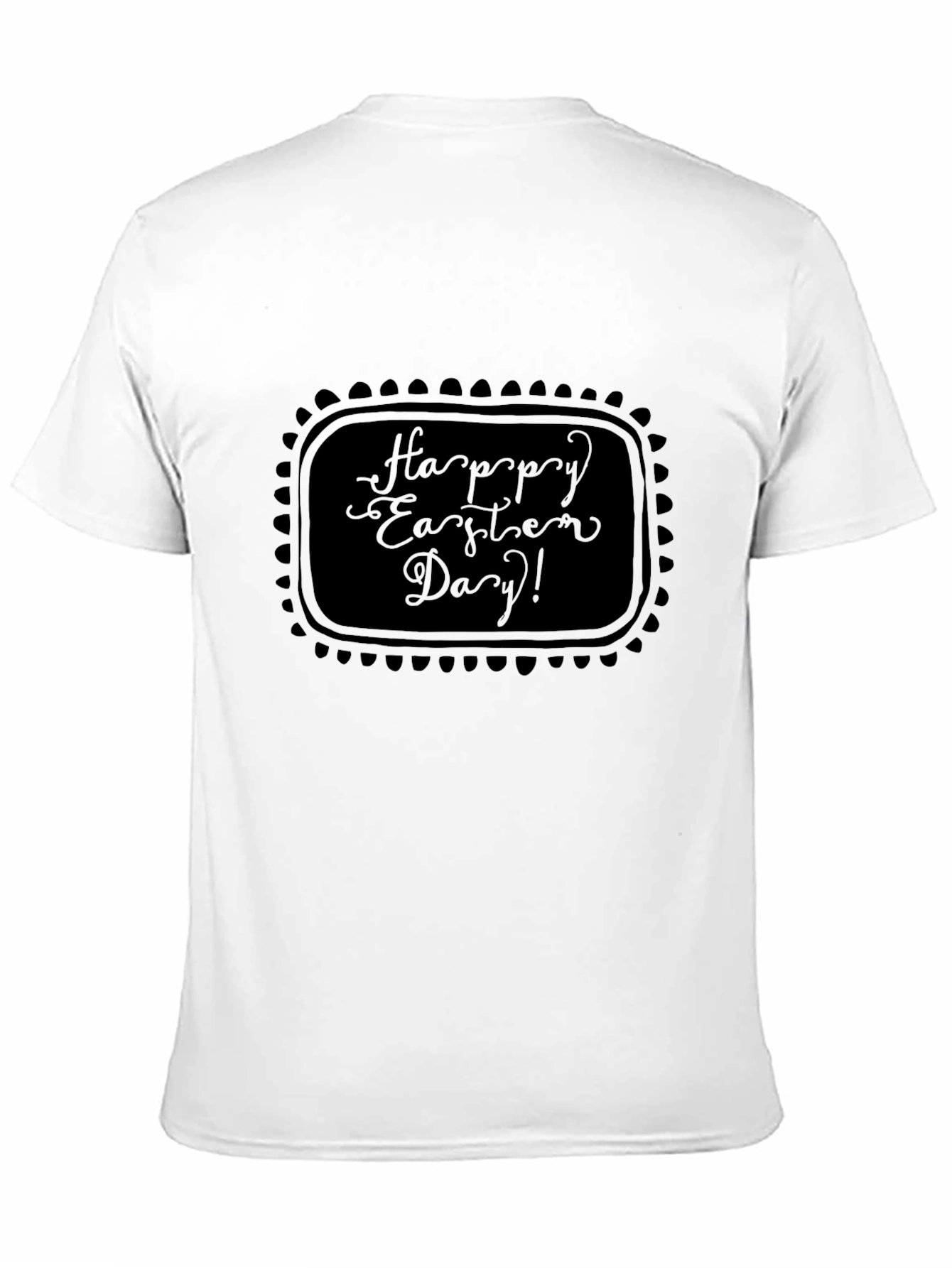 Happy Easter Day Black T-Shirt