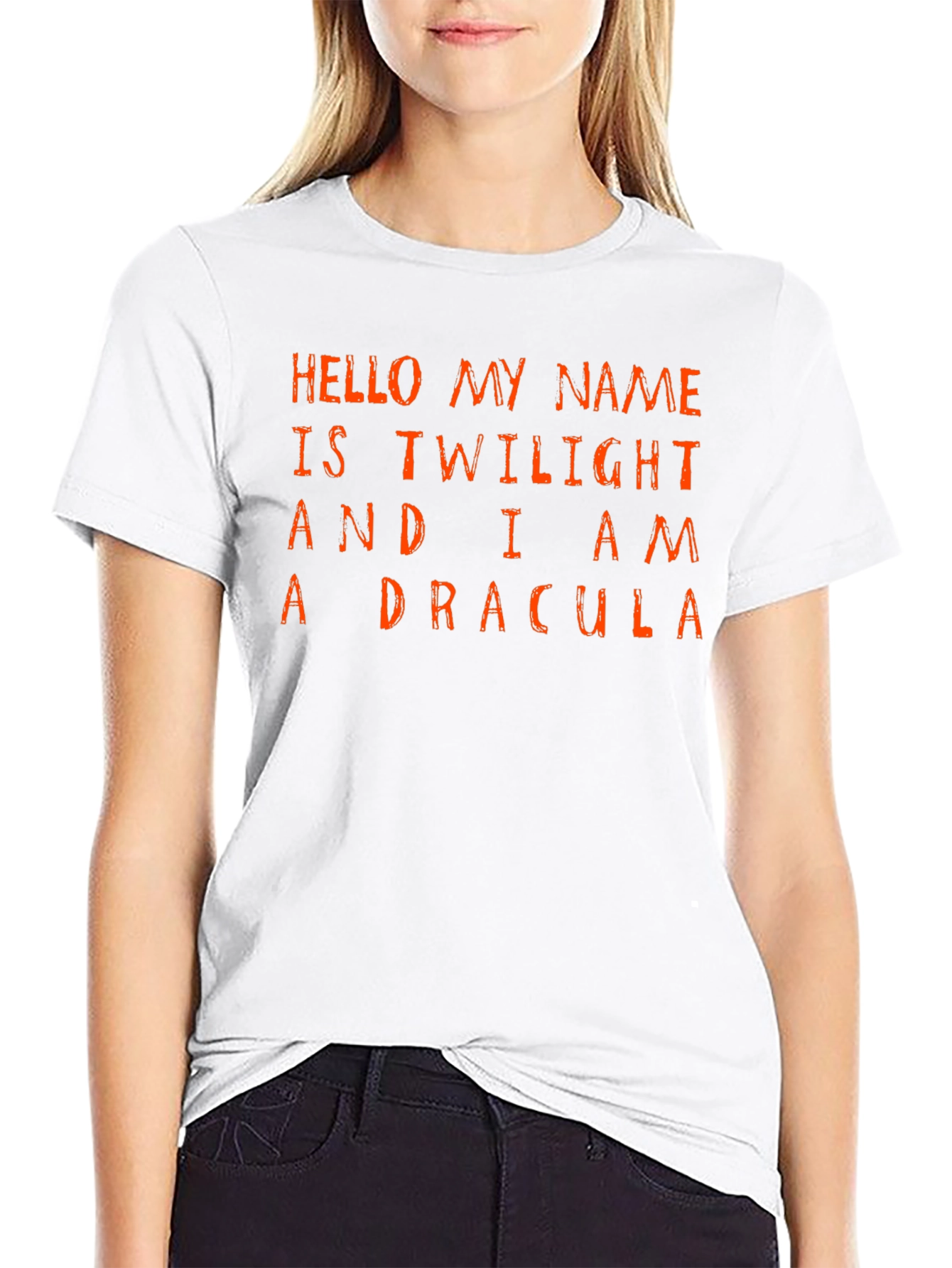 Twilight Dracula Graphic Tee - Halloween Ready