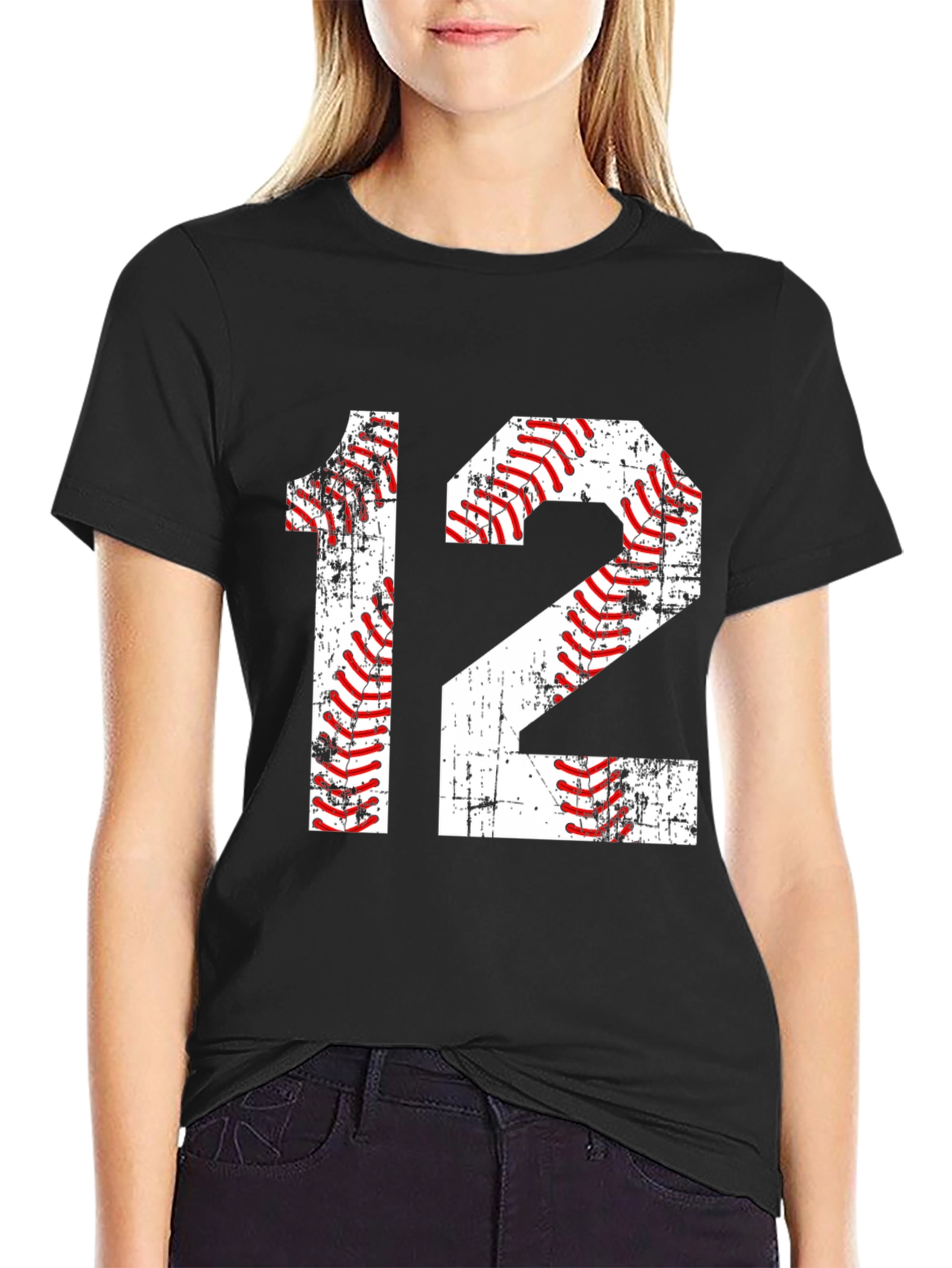 Baseball Number 12 T-Shirt