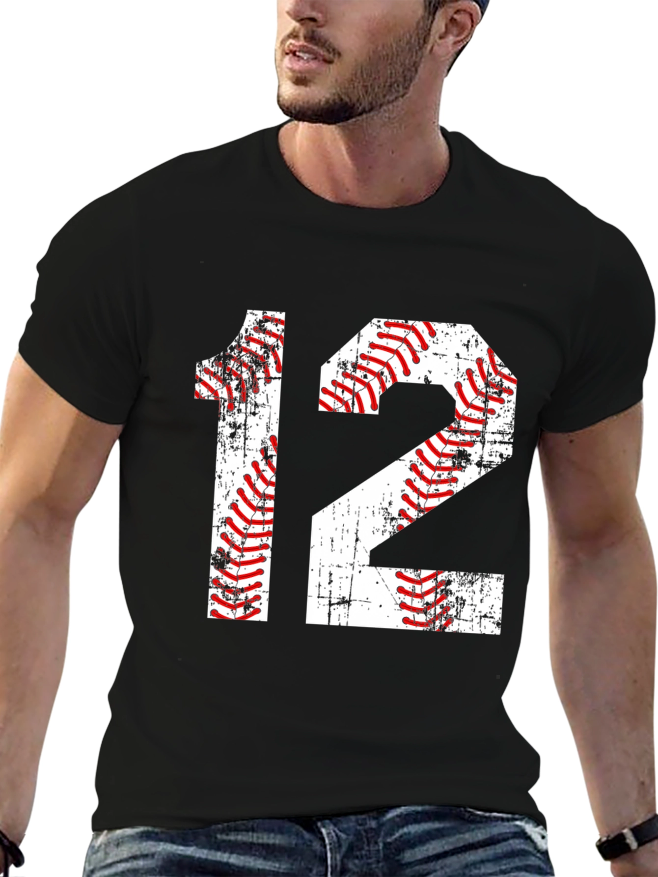 Baseball Number 12 T-Shirt