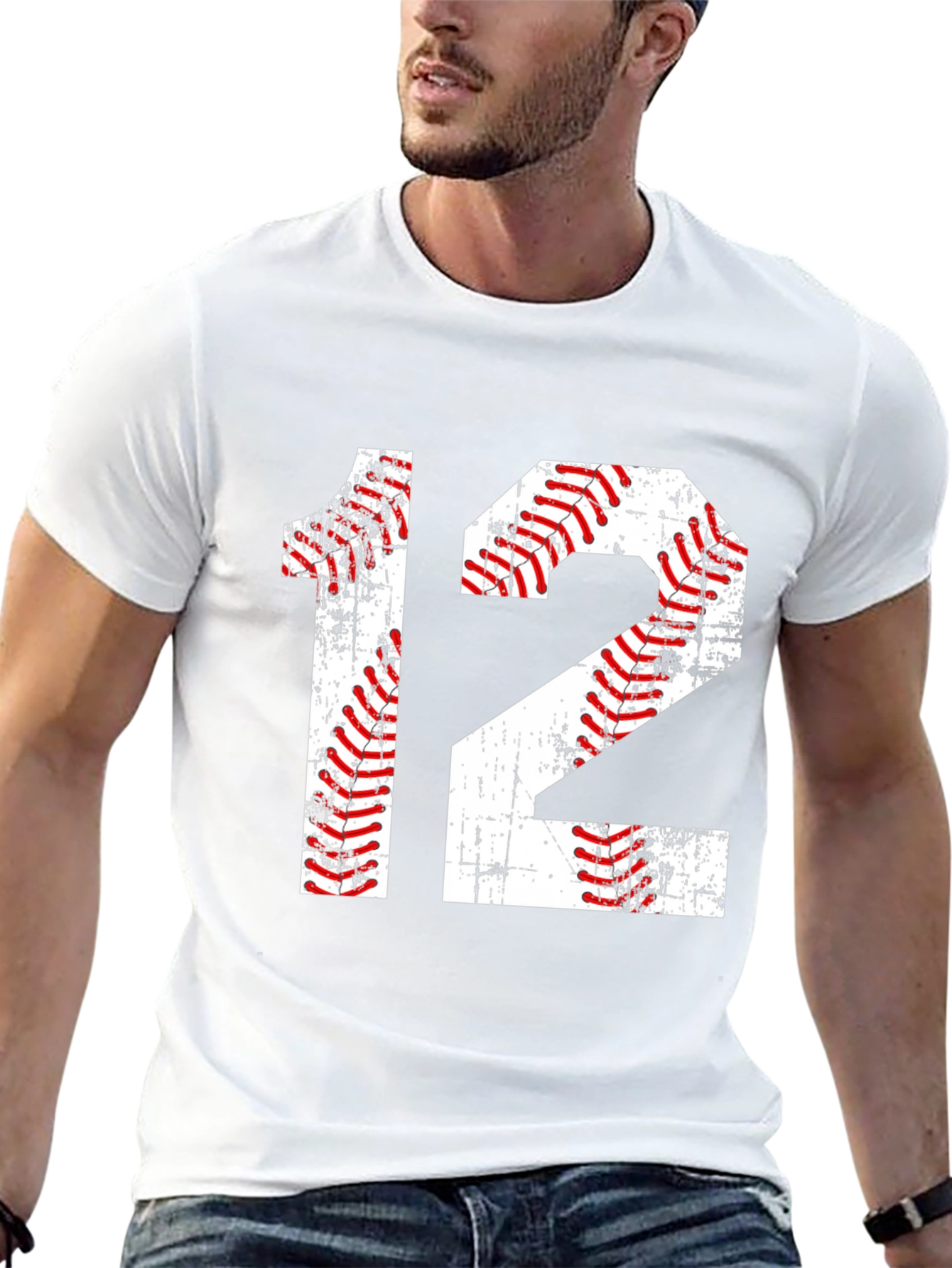 Baseball Number 12 T-Shirt