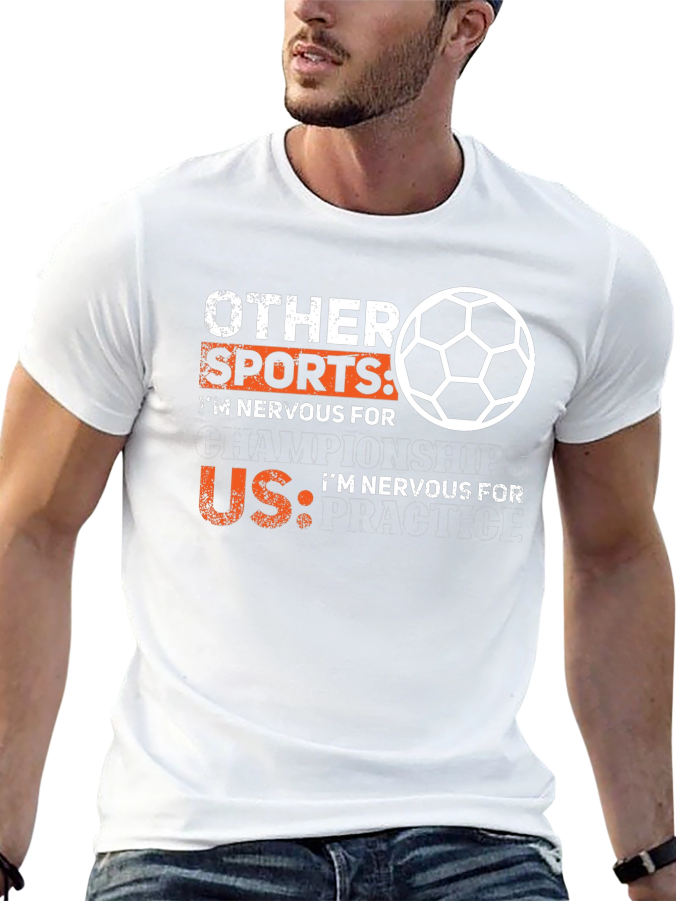 Funny Soccer T-Shirt: Nervous for Practice