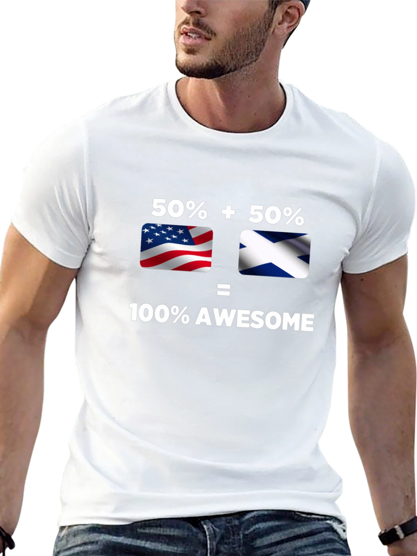 Awesome USA & Scotland Tee