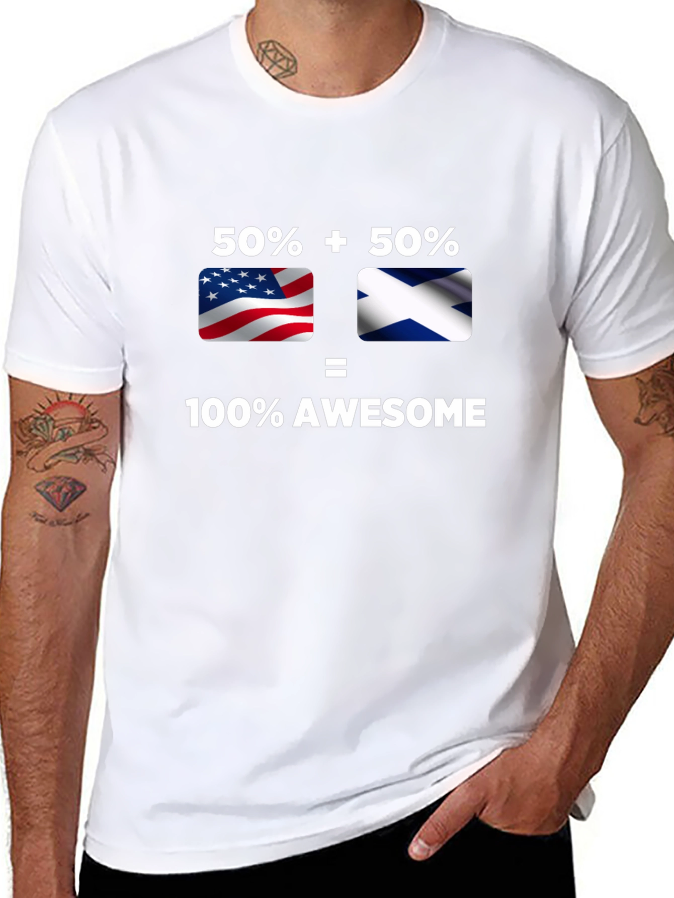 Awesome USA & Scotland Tee