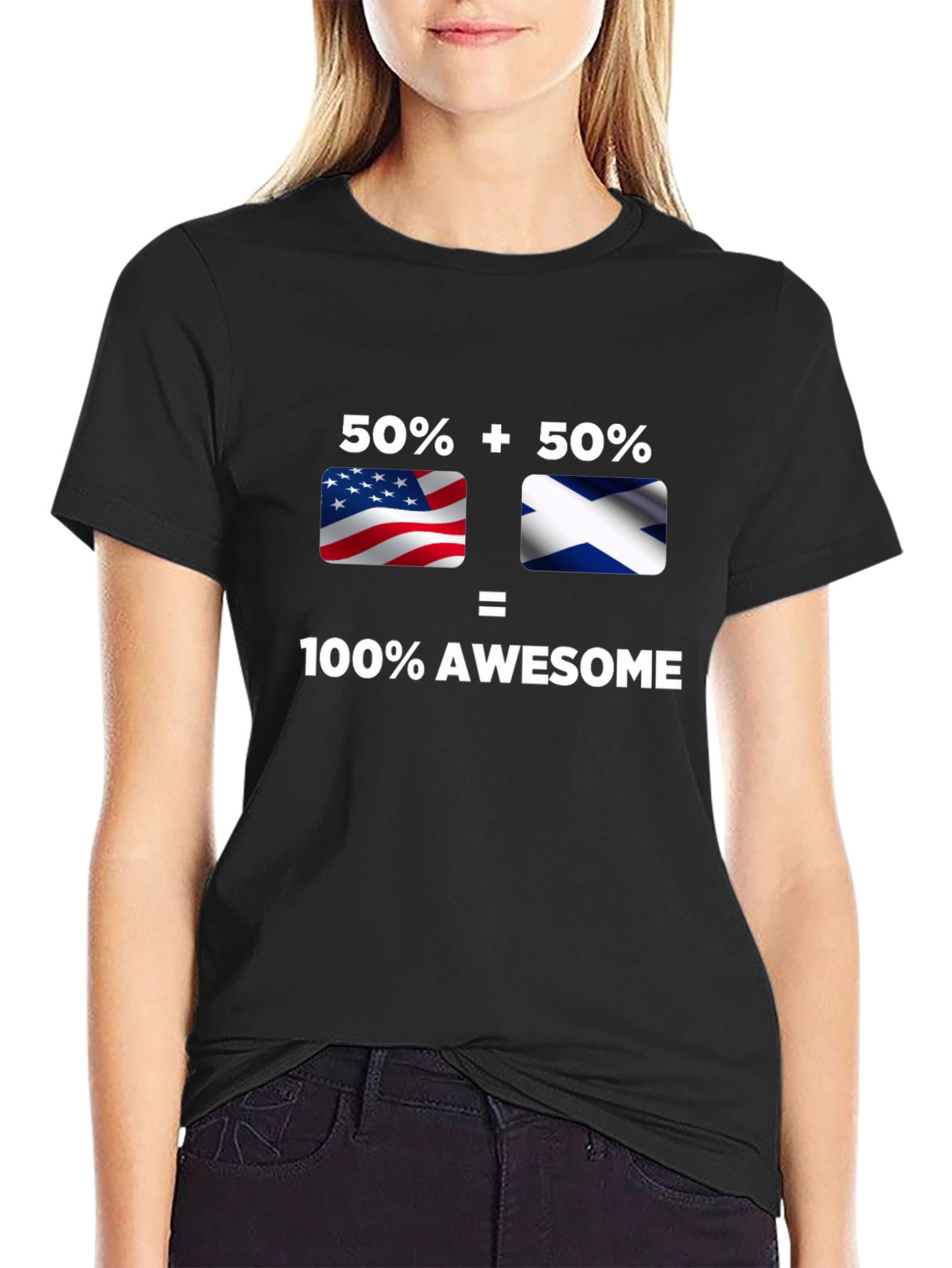 Awesome USA & Scotland Tee