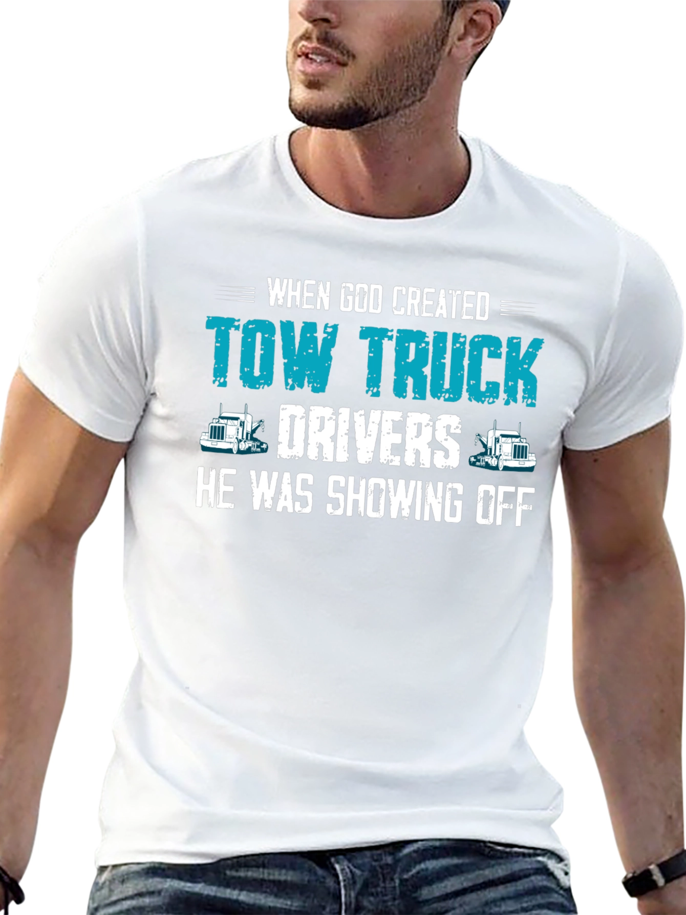 Tow Truck Driver T-Shirt - Funny Graphic Tee