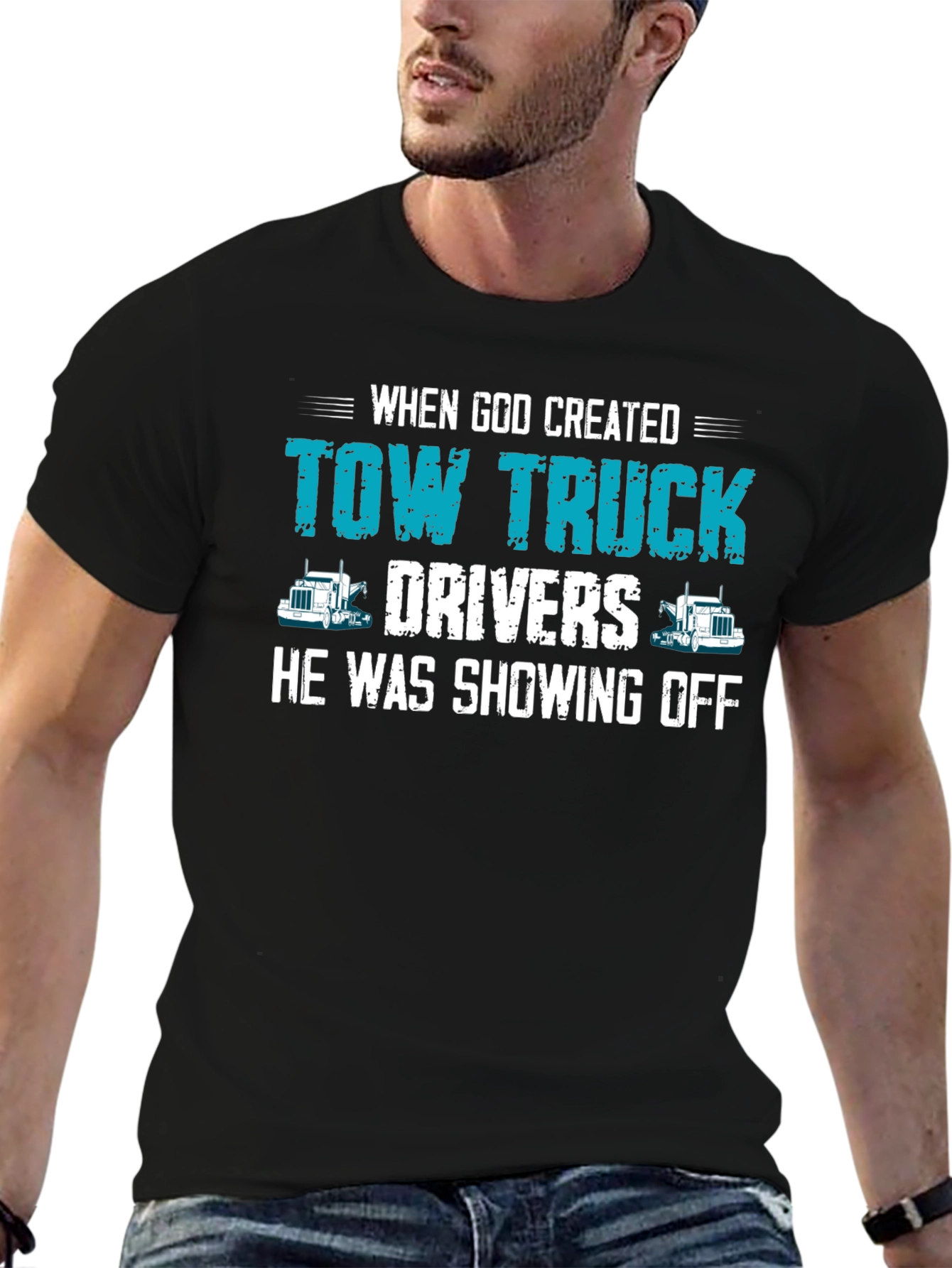 Tow Truck Driver T-Shirt - Funny Graphic Tee