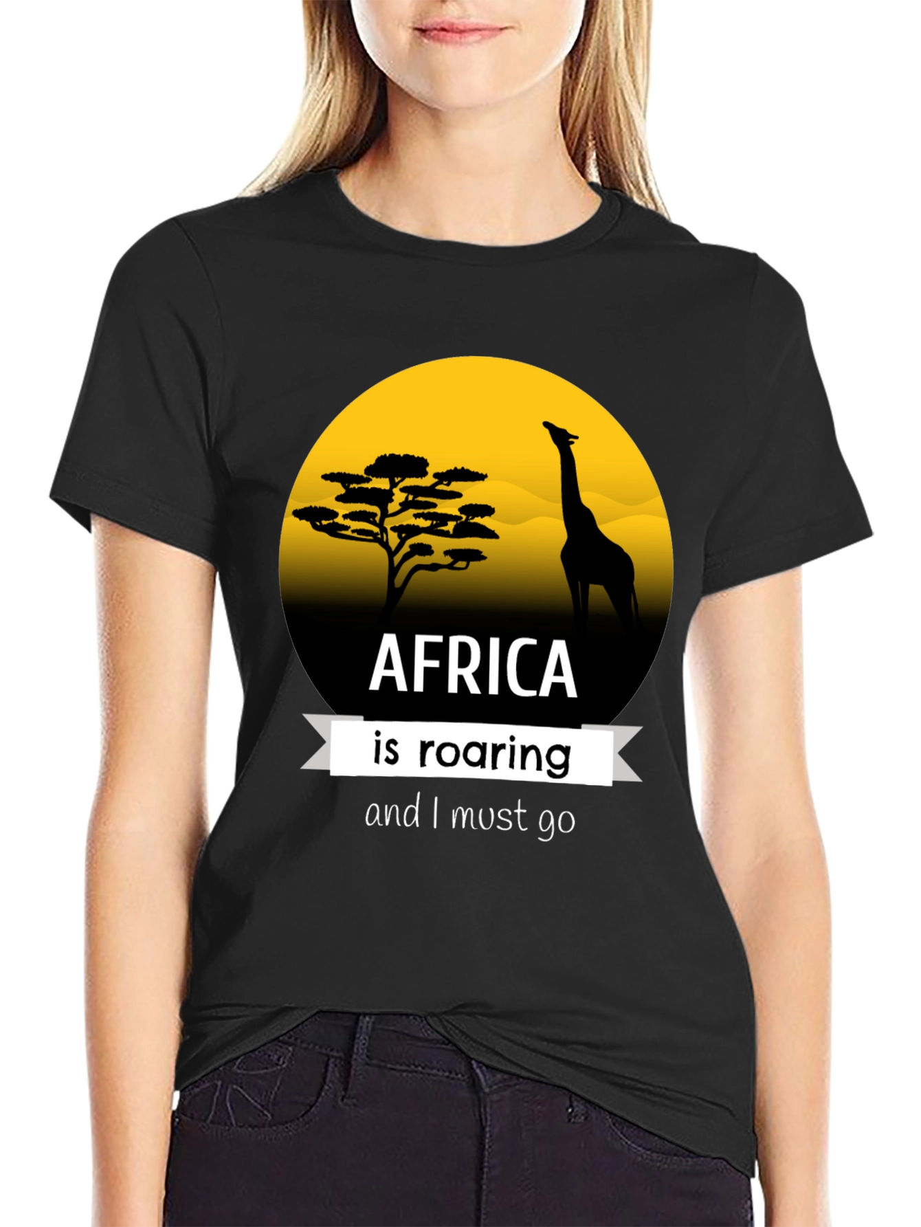 Africa Roaring Graphic T-Shirt