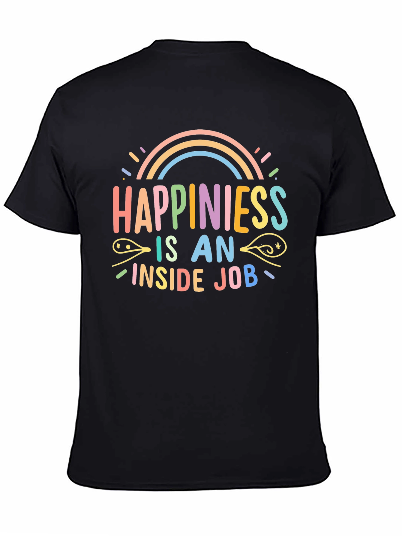 Happiness Inside Job Graphic Tee