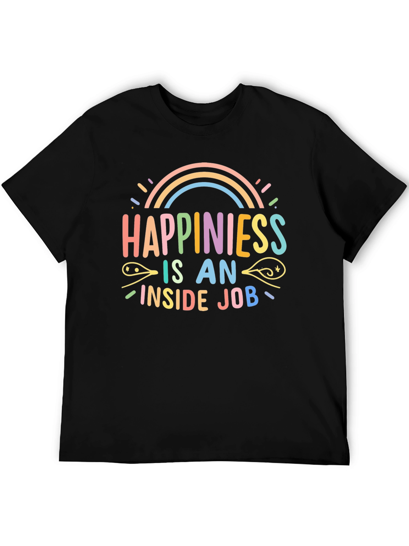 Happiness Inside Job Graphic Tee