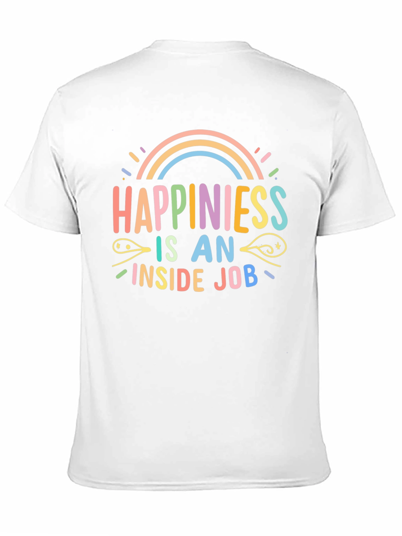 Happiness Inside Job Graphic Tee
