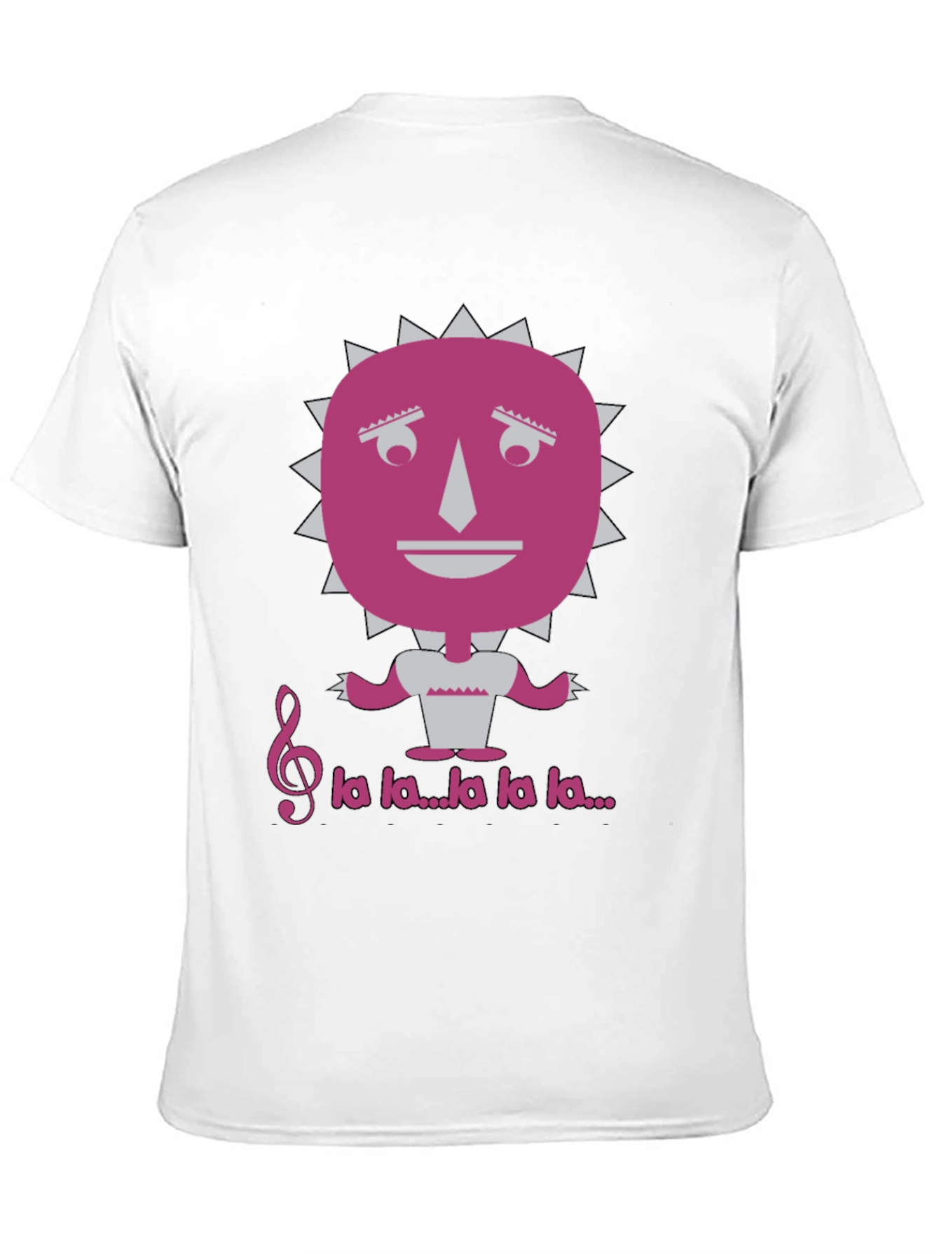 Musical Sun Face Graphic Tee - Unique Design