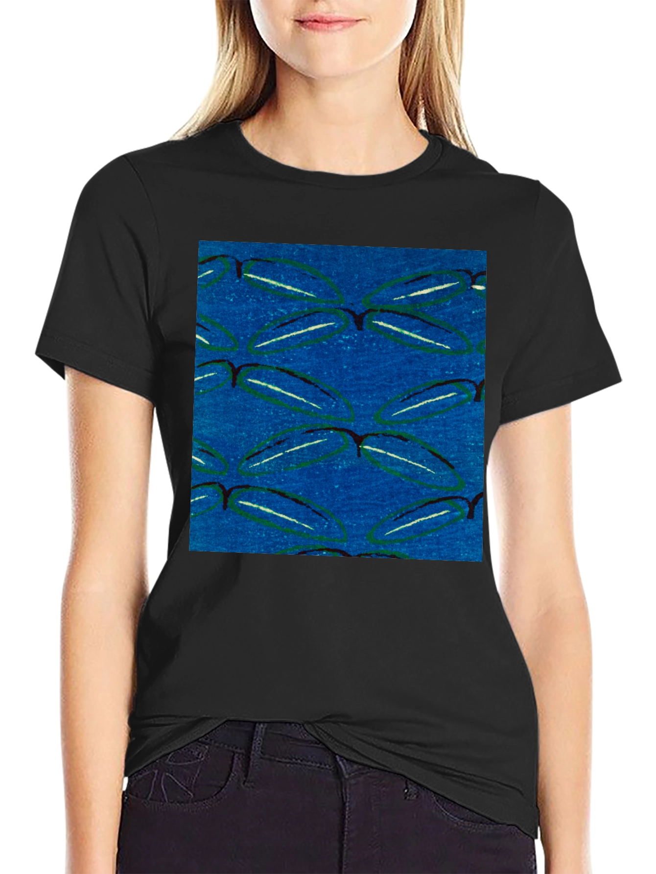 Abstract Pattern Tee - Modern Graphic Print Shirt