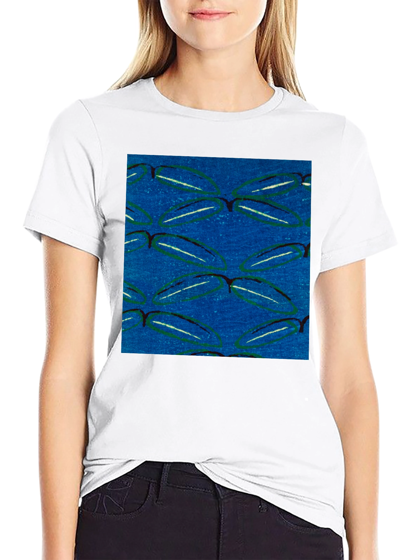 Abstract Pattern Tee - Modern Graphic Print Shirt