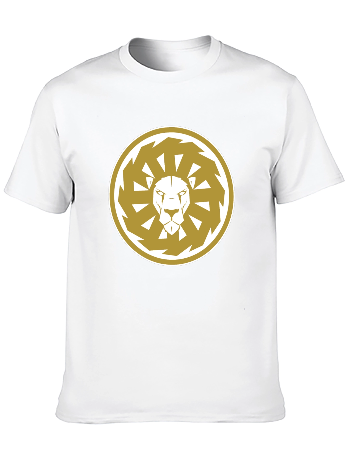 Lion Sun Wheel Black T-Shirt