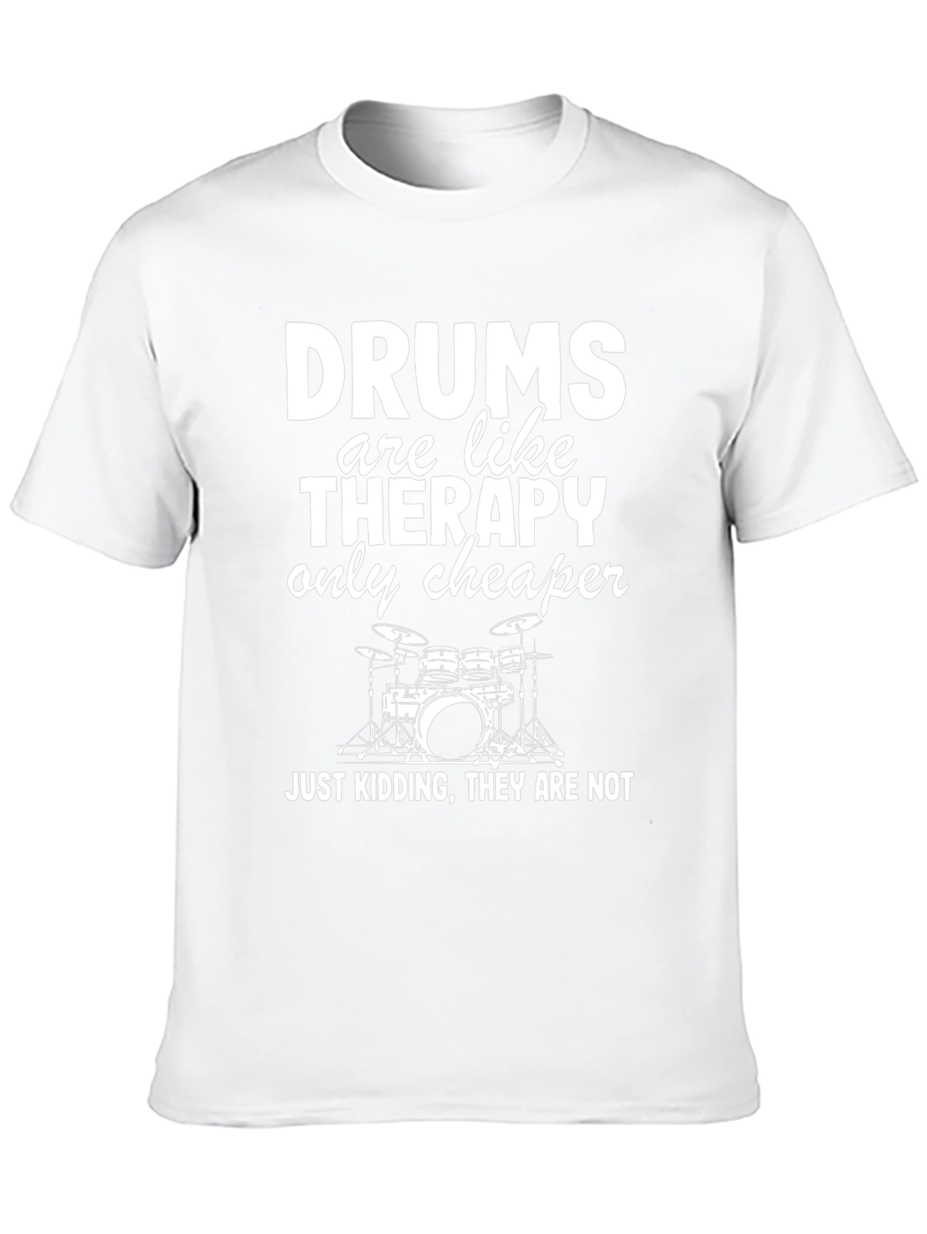 Funny Drummer T-Shirt - Therapy Alternative