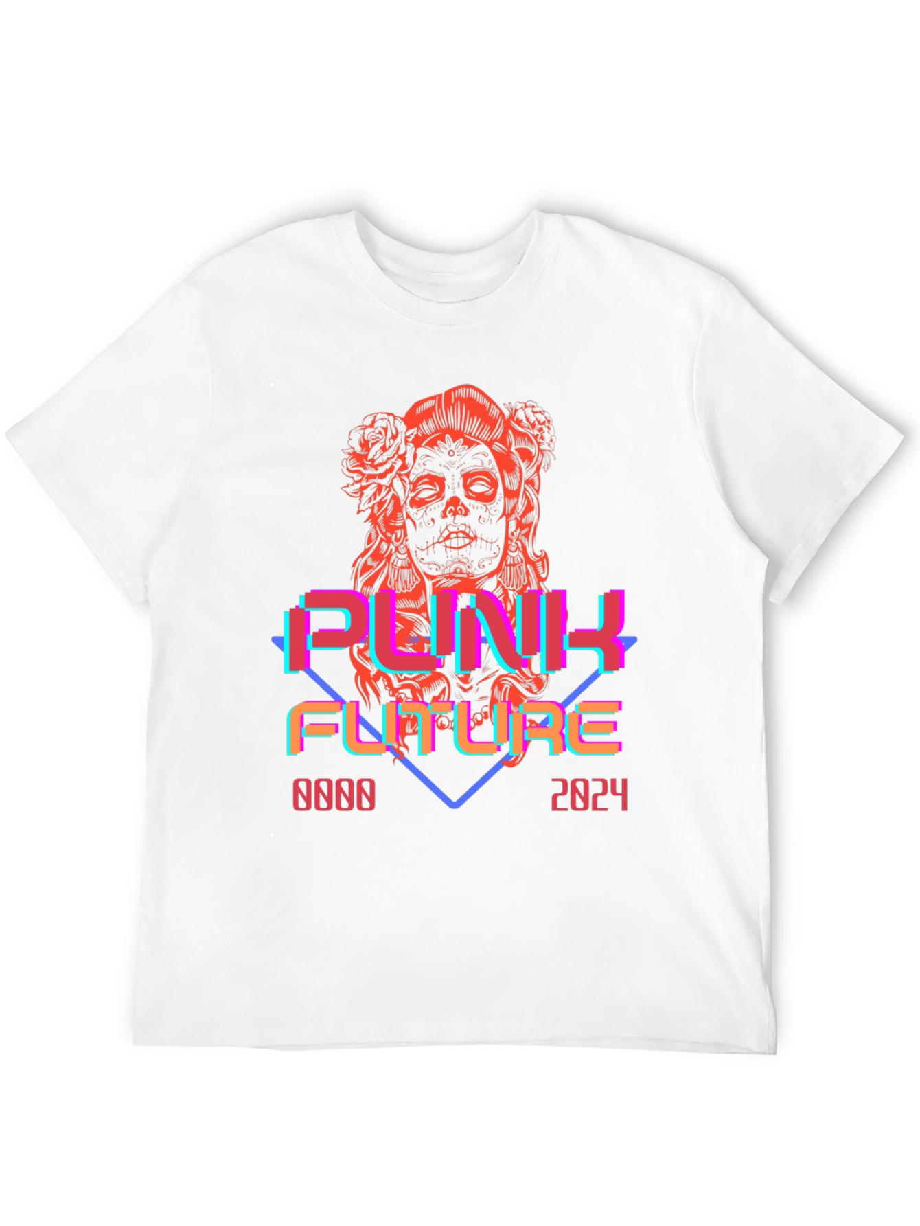 Punk Future Graphic Tee - Retro Cyberpunk Style