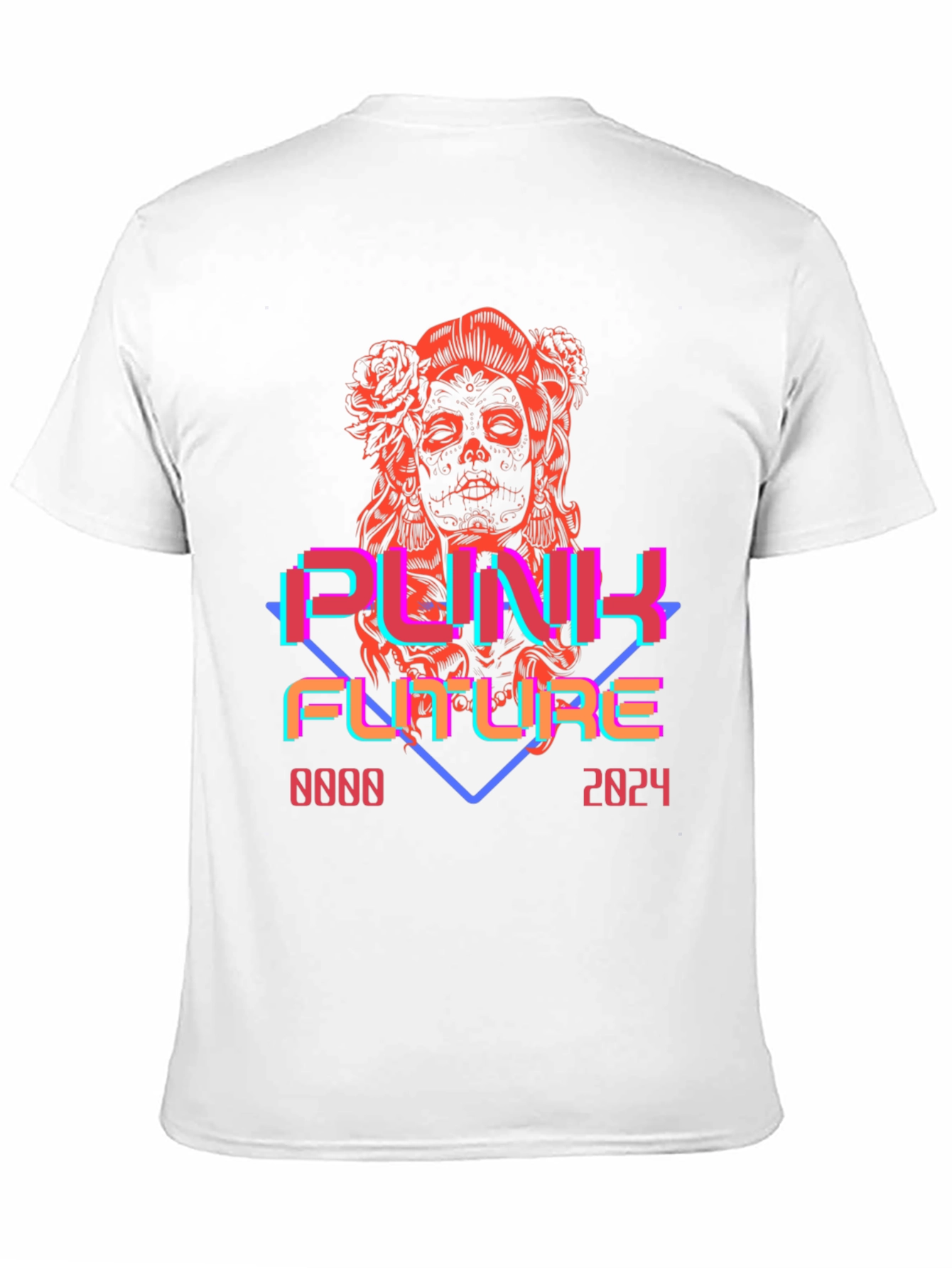 Punk Future Graphic Tee - Retro Cyberpunk Style