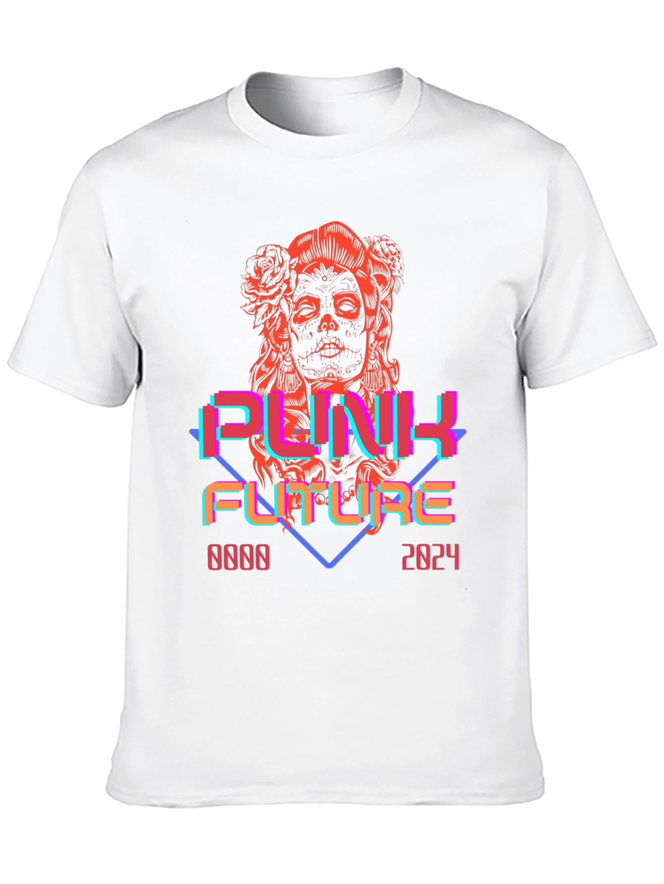 Punk Future Graphic Tee - Retro Cyberpunk Style
