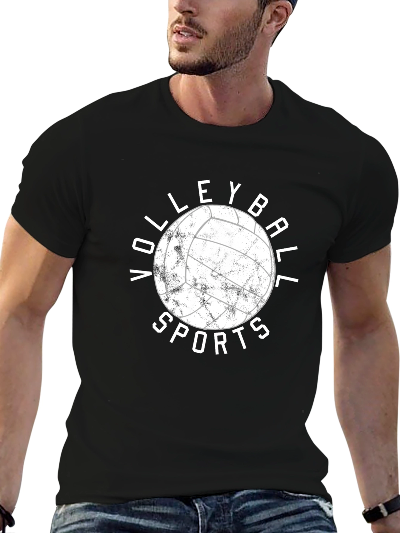 Volleyball Sports Graphic T-Shirt