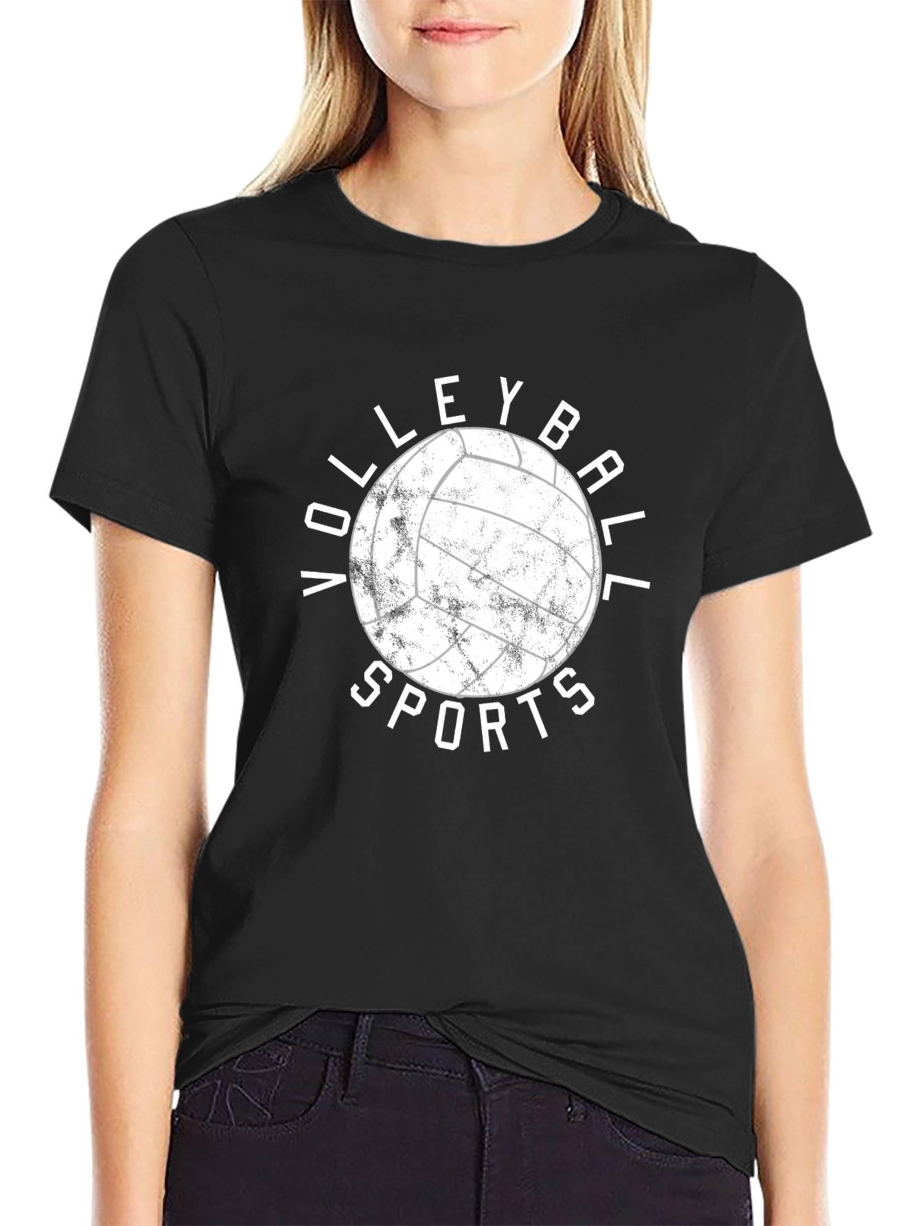 Volleyball Sports Graphic T-Shirt