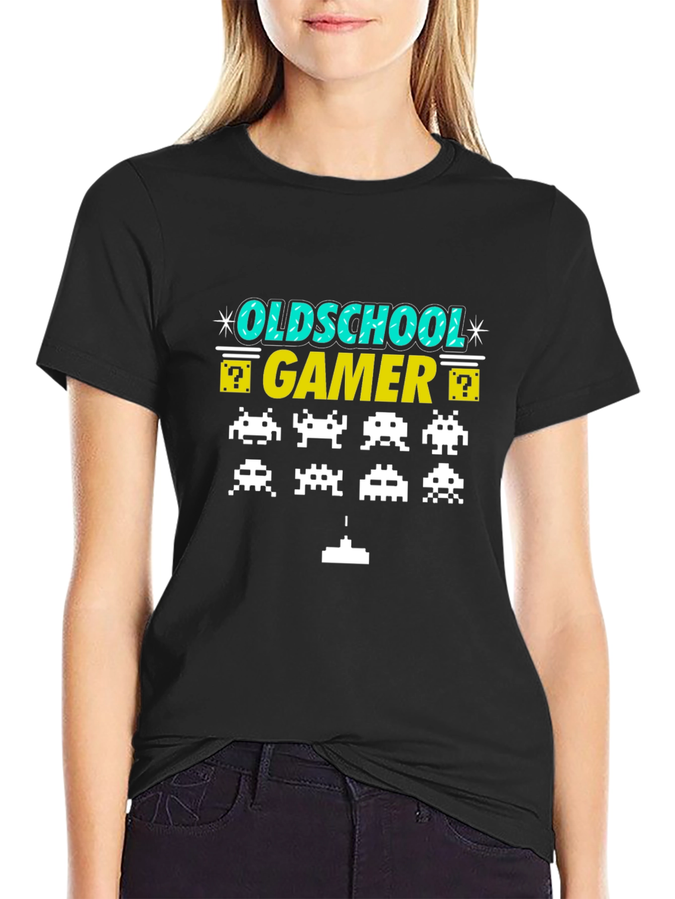 Oldschool Gamer T-Shirt: Retro Arcade Design