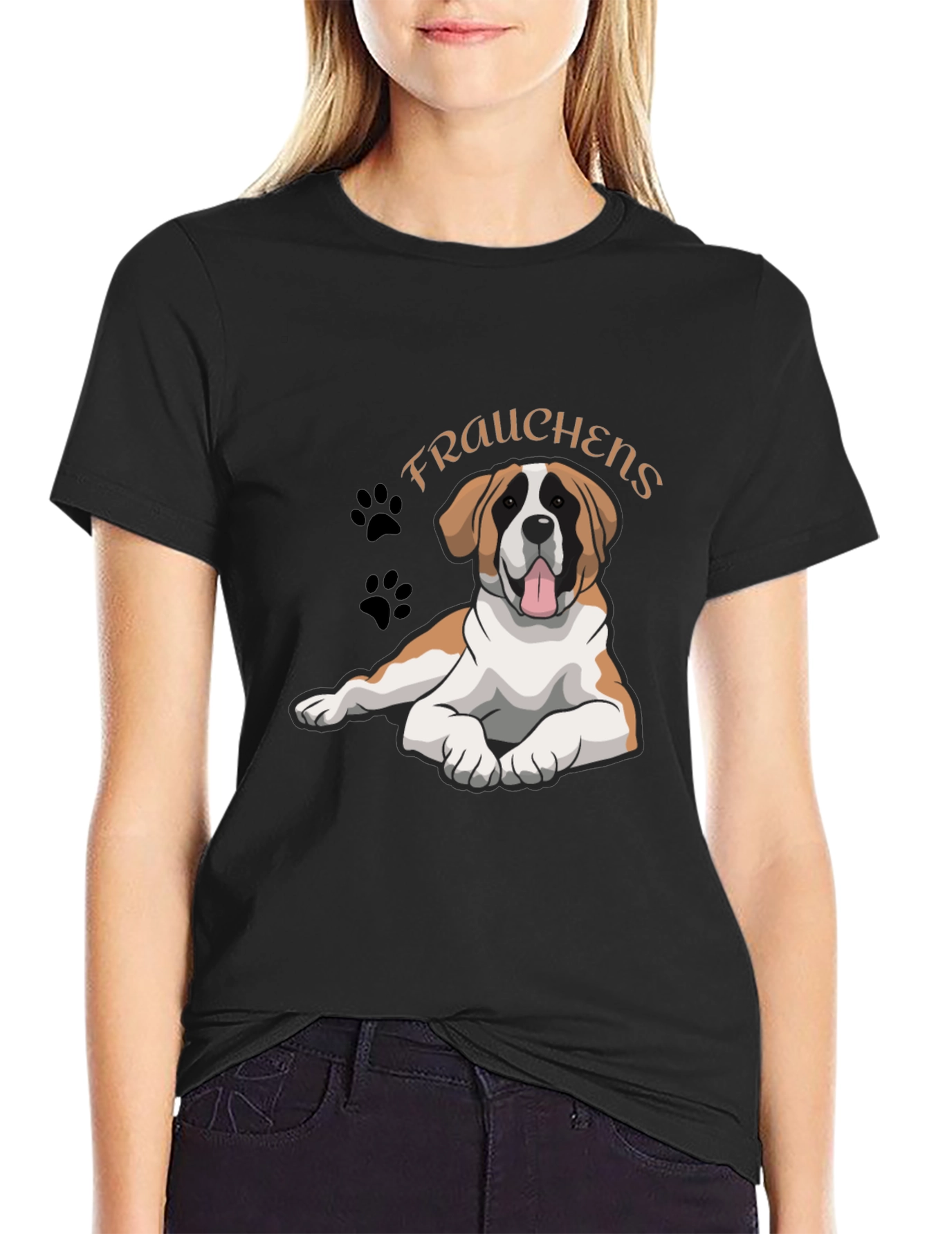 Dog Mom T-Shirt: St. Bernard Frauchens