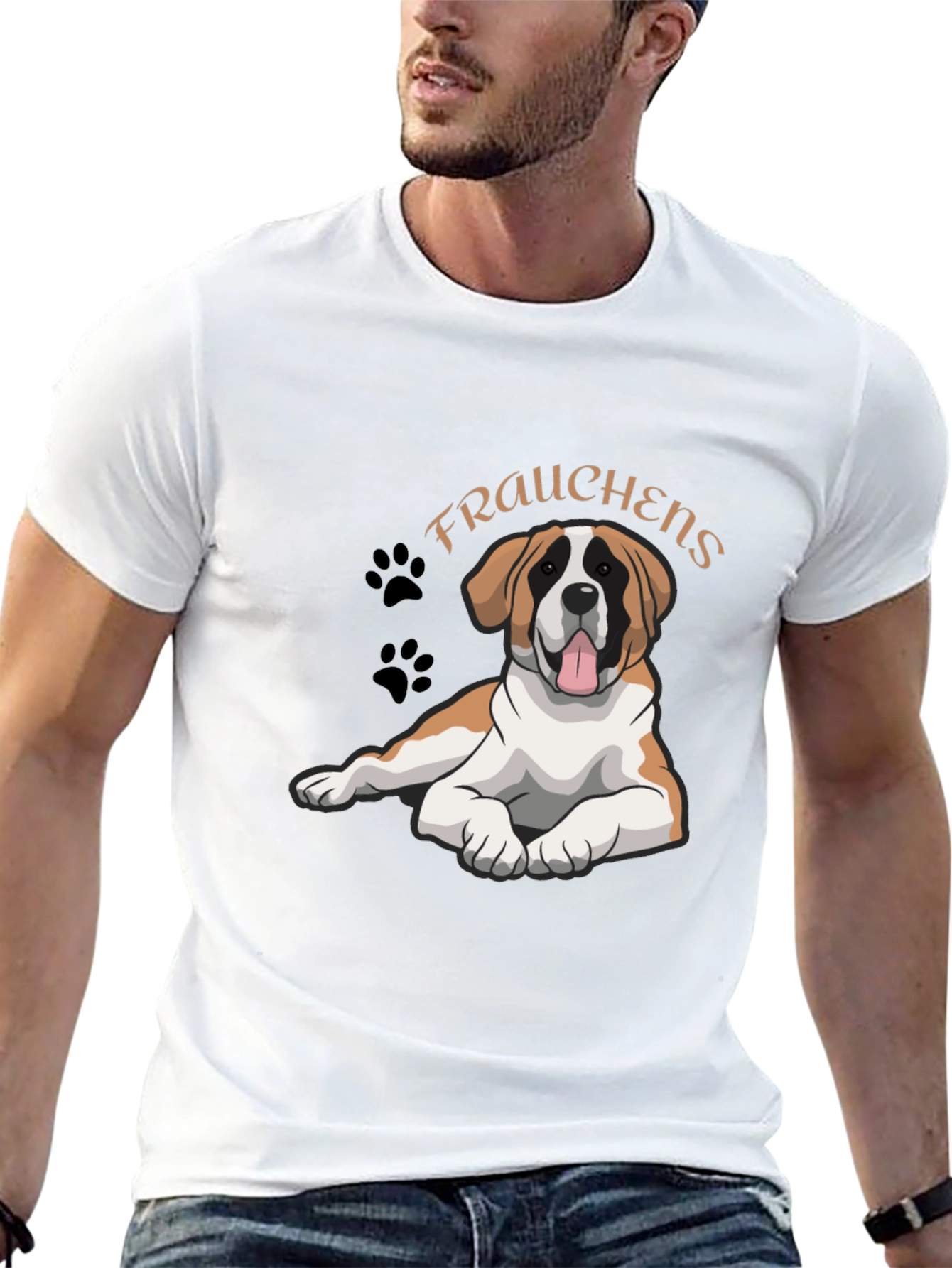 Dog Mom T-Shirt: St. Bernard Frauchens