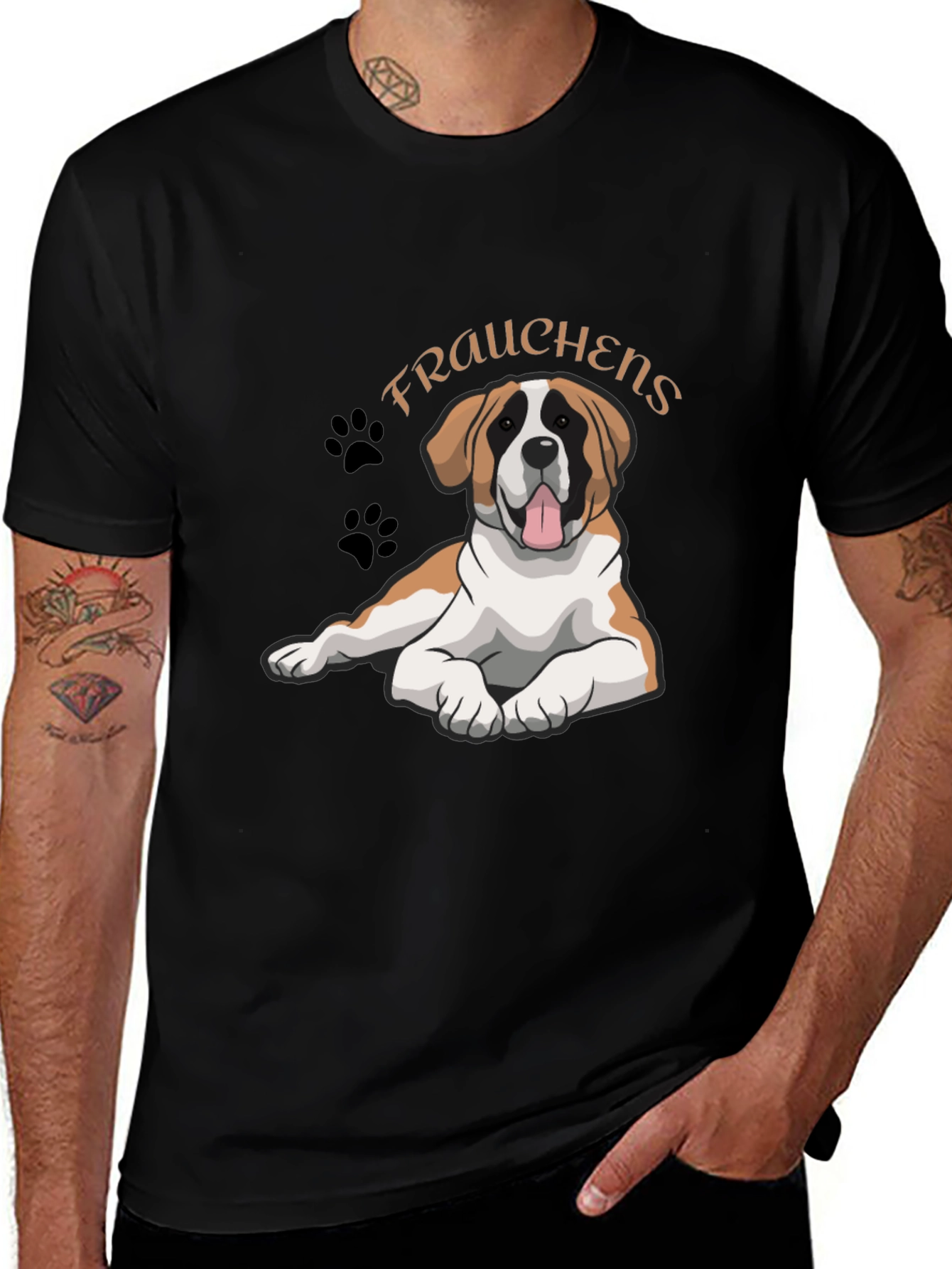 Dog Mom T-Shirt: St. Bernard Frauchens