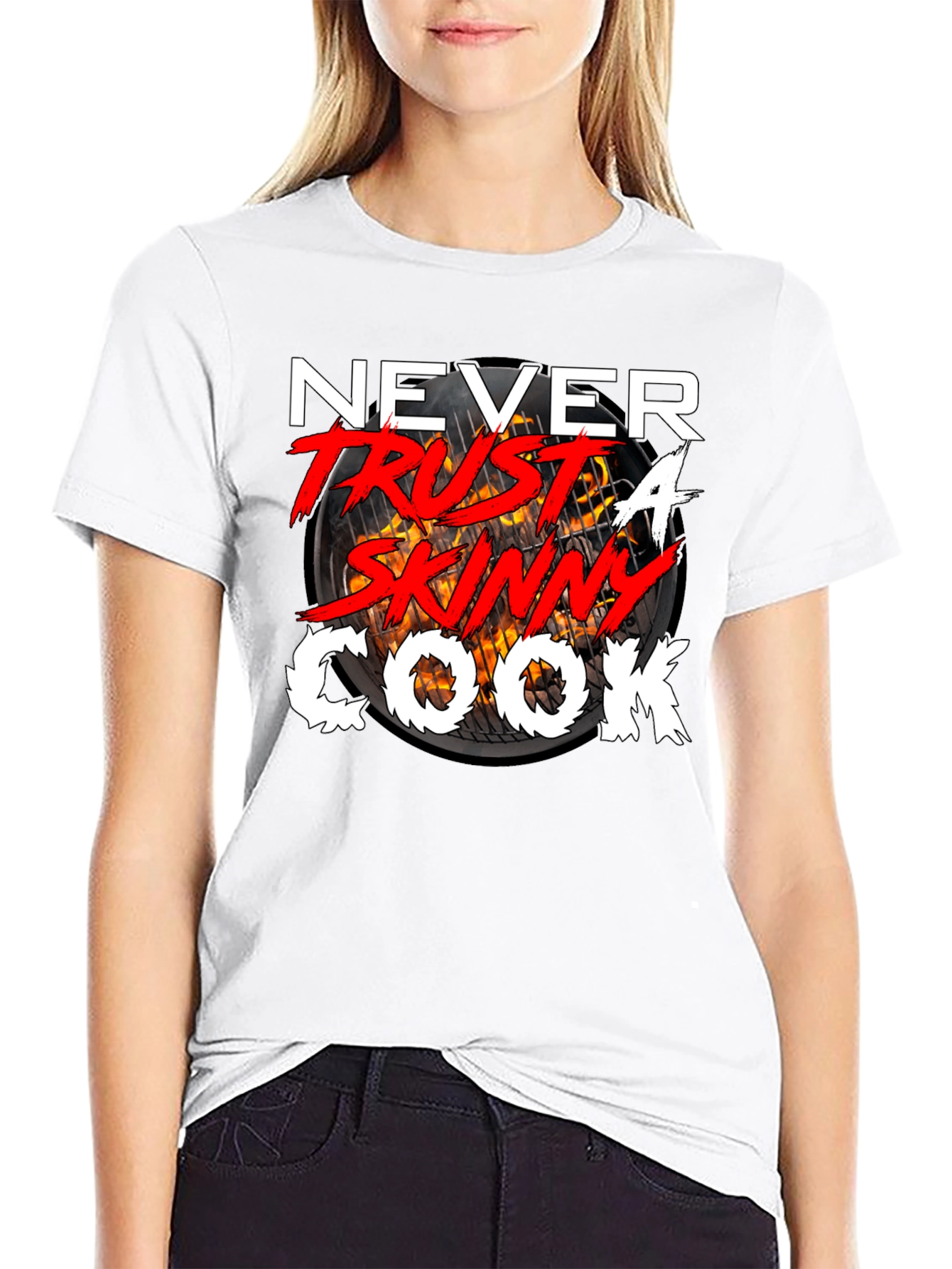 Never Trust a Skinny Cook T-Shirt