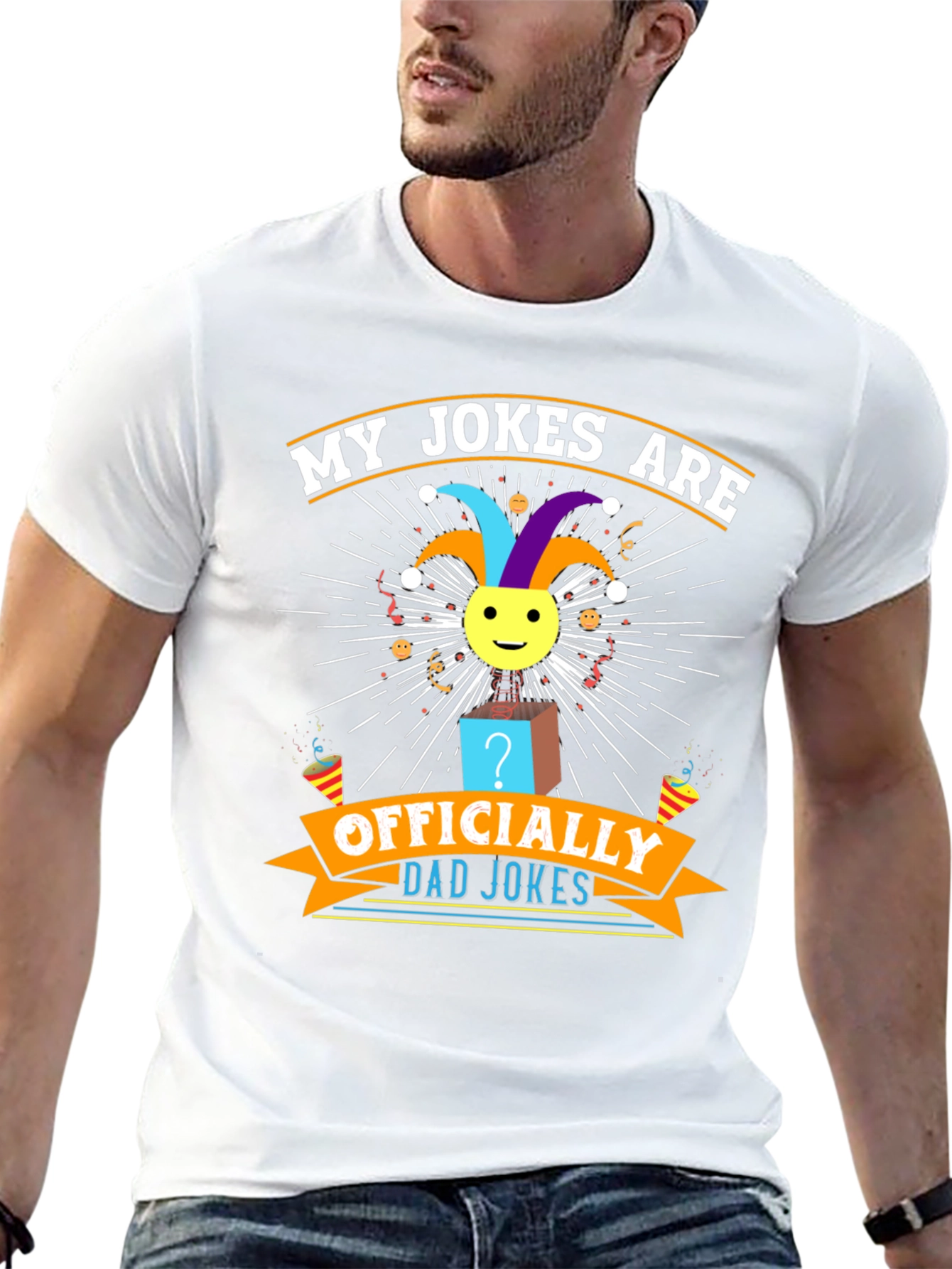 Officially Dad Jokes T-Shirt - Funny Humor Tee