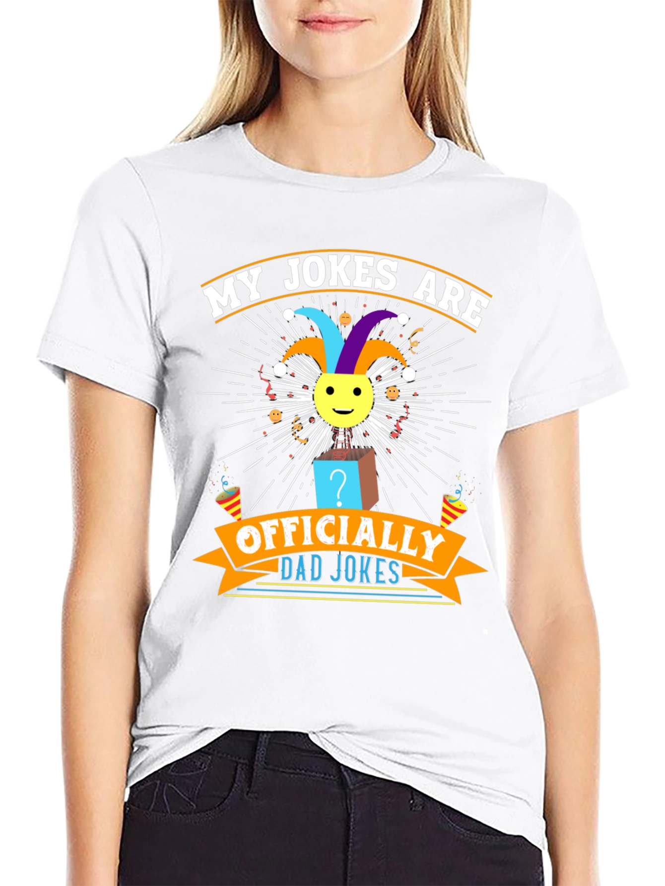 Officially Dad Jokes T-Shirt - Funny Humor Tee