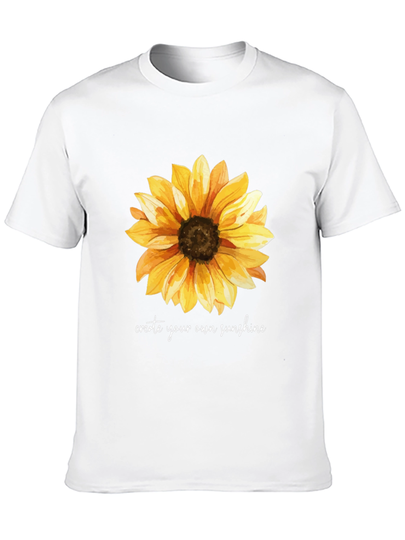 Sunflower Graphic T-Shirt - Create Your Own Sunshine