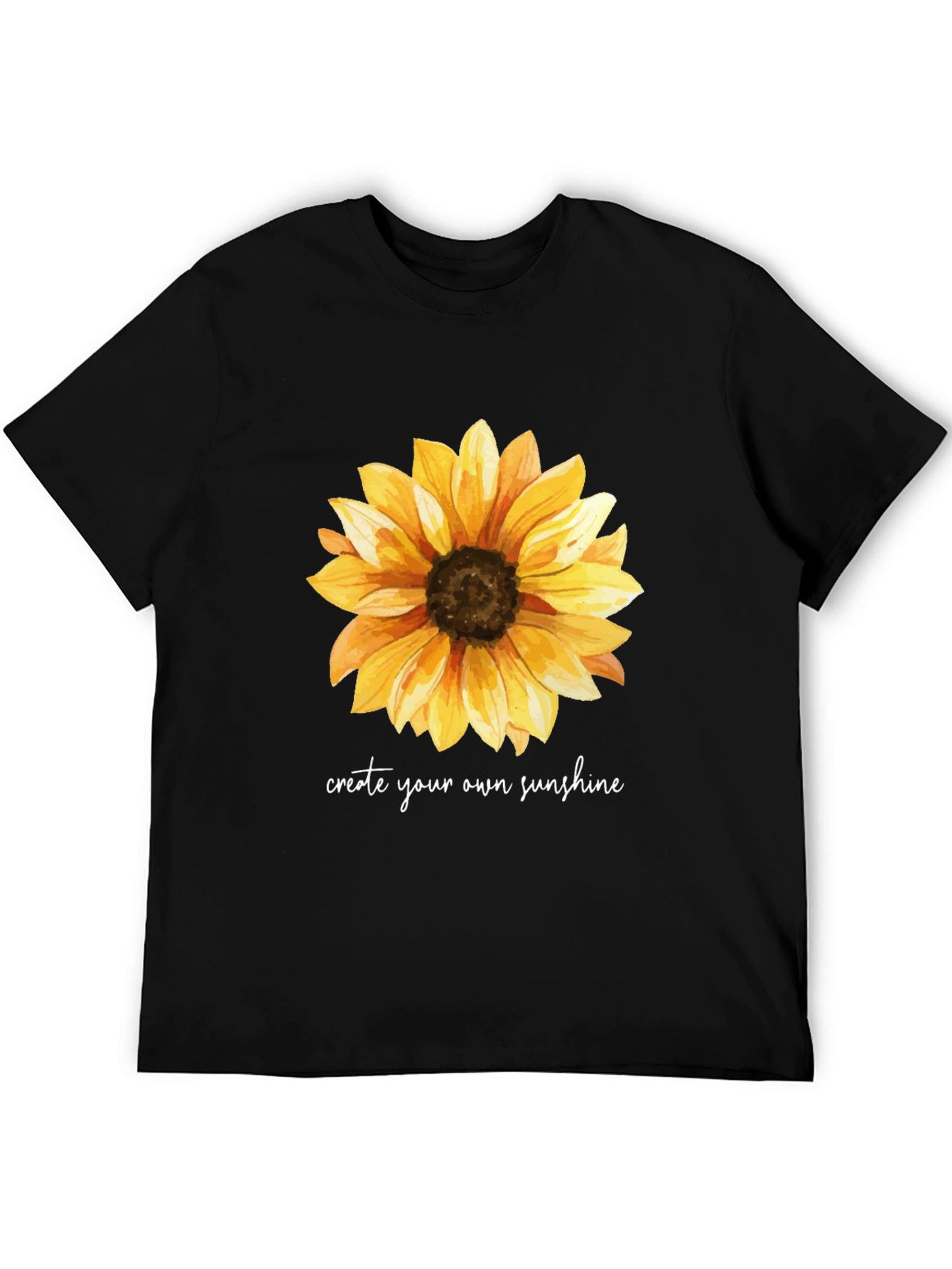 Sunflower Graphic T-Shirt - Create Your Own Sunshine