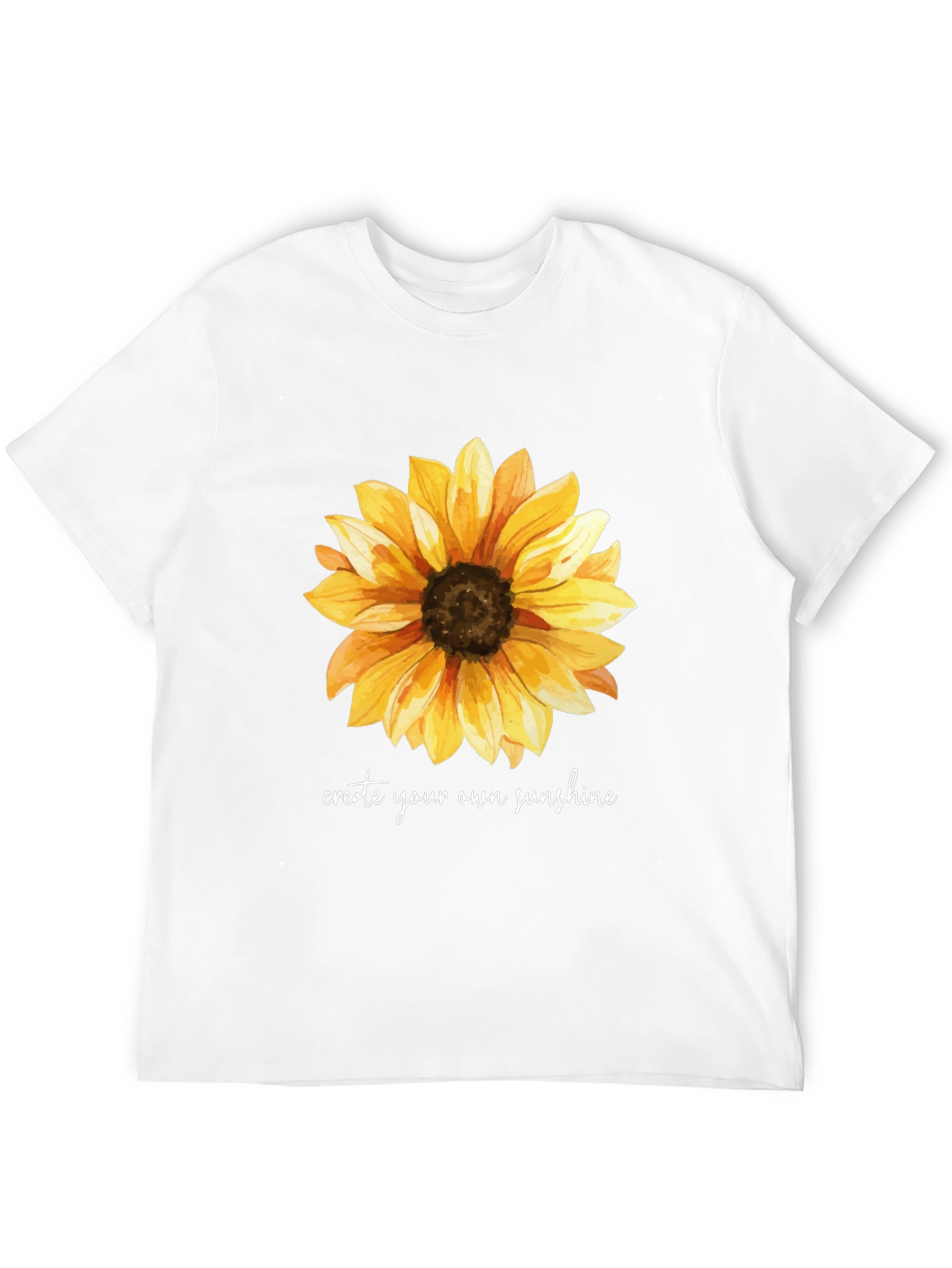 Sunflower Graphic T-Shirt - Create Your Own Sunshine