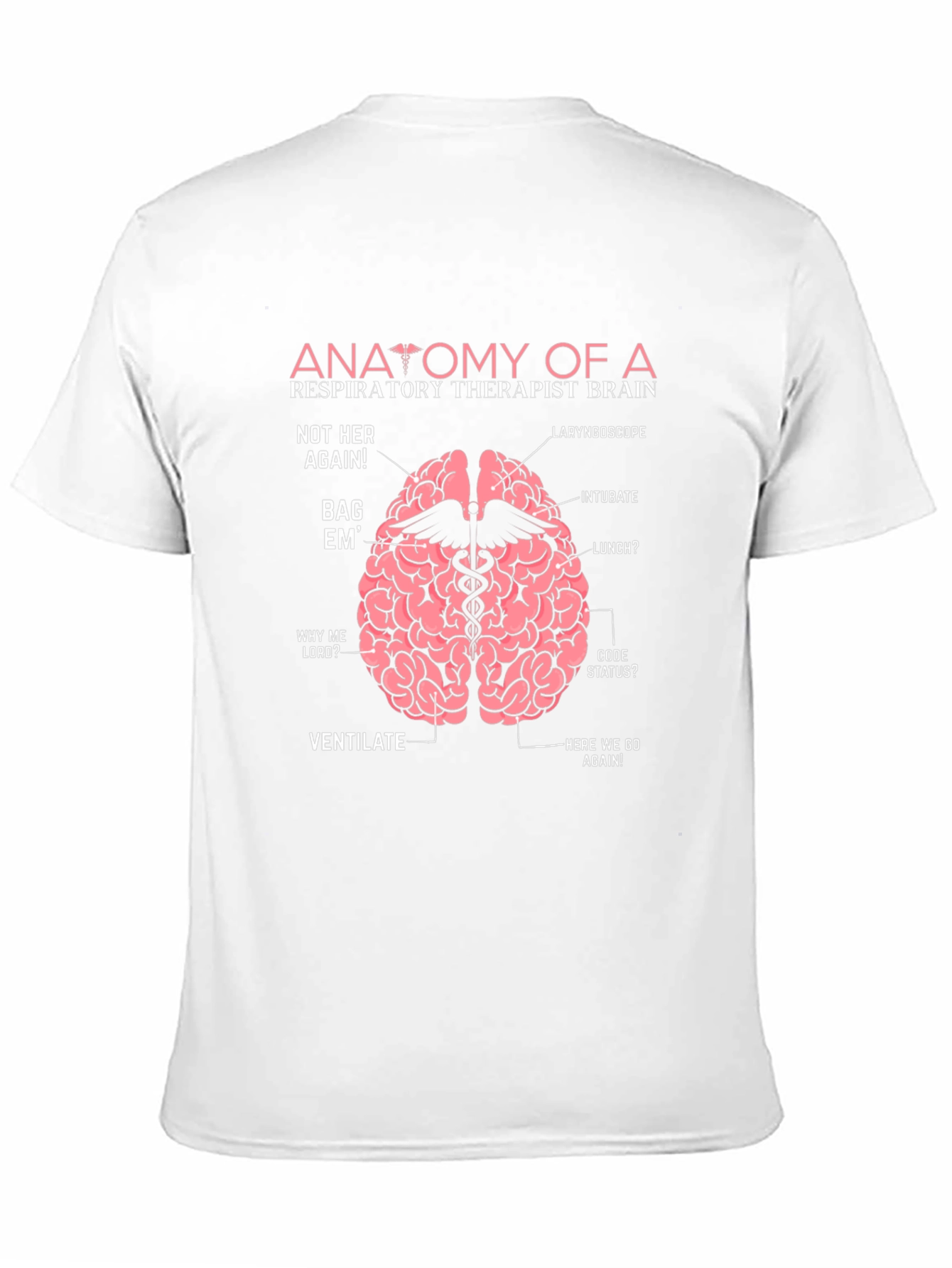 Respiratory Therapist Brain Anatomy T-Shirt