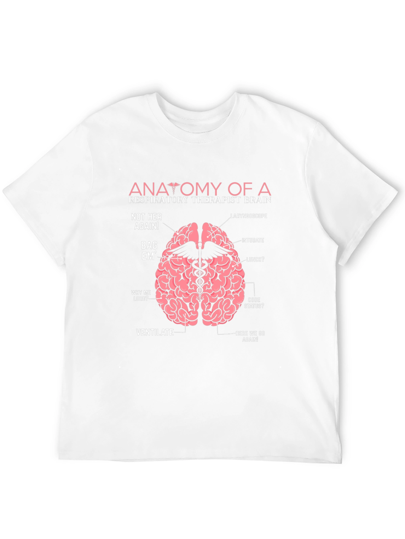Respiratory Therapist Brain Anatomy T-Shirt