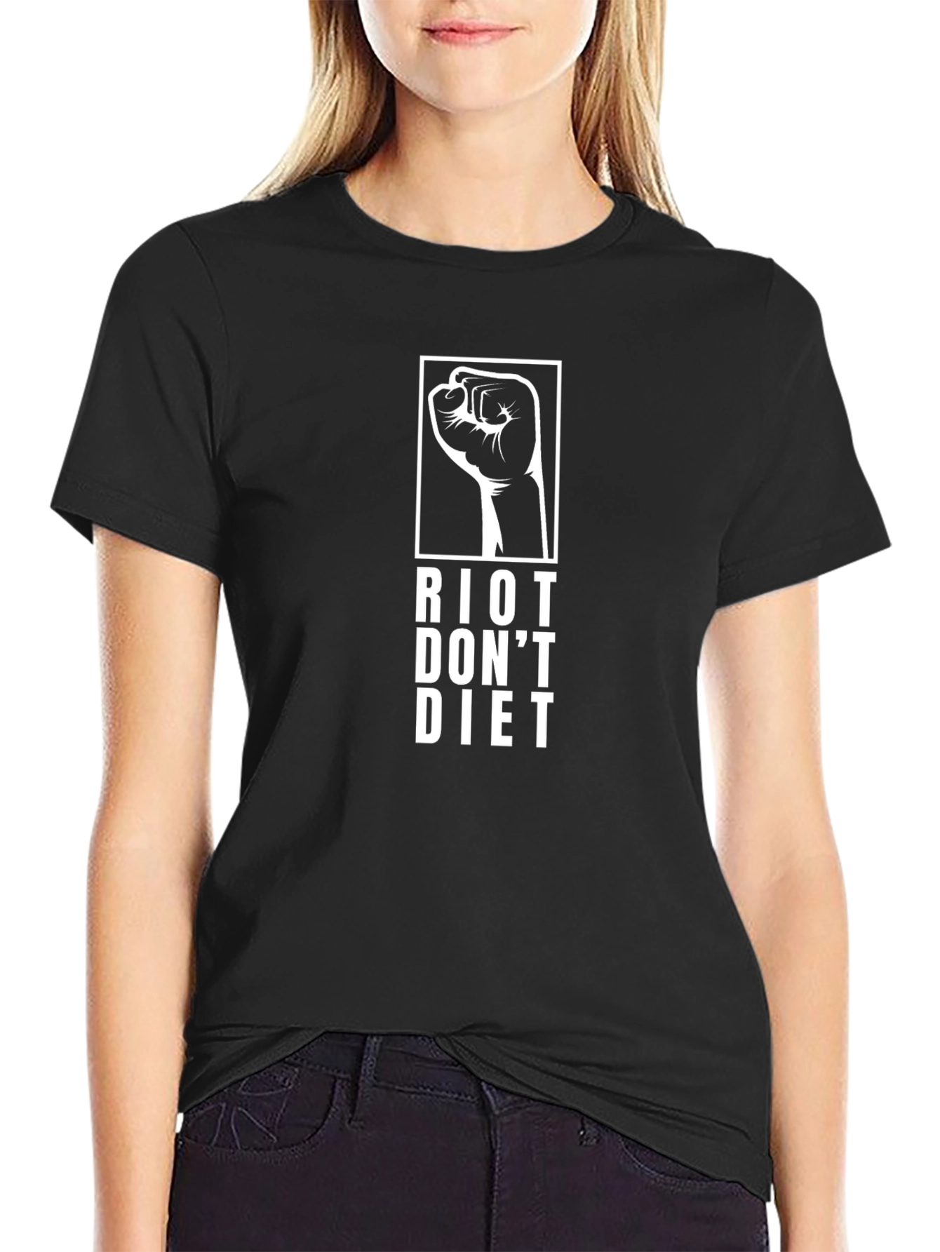 Riot Dont Diet Graphic Tee