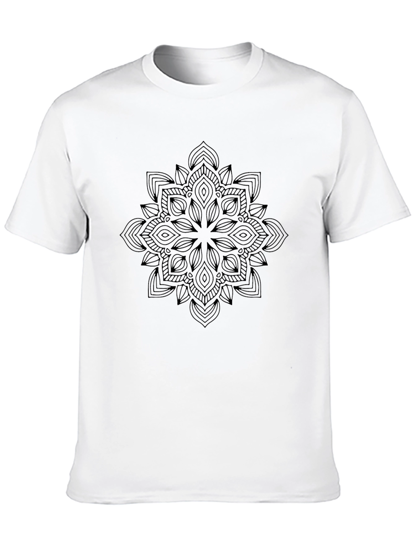 Mandala Black T-Shirt - Stylish Graphic Tee