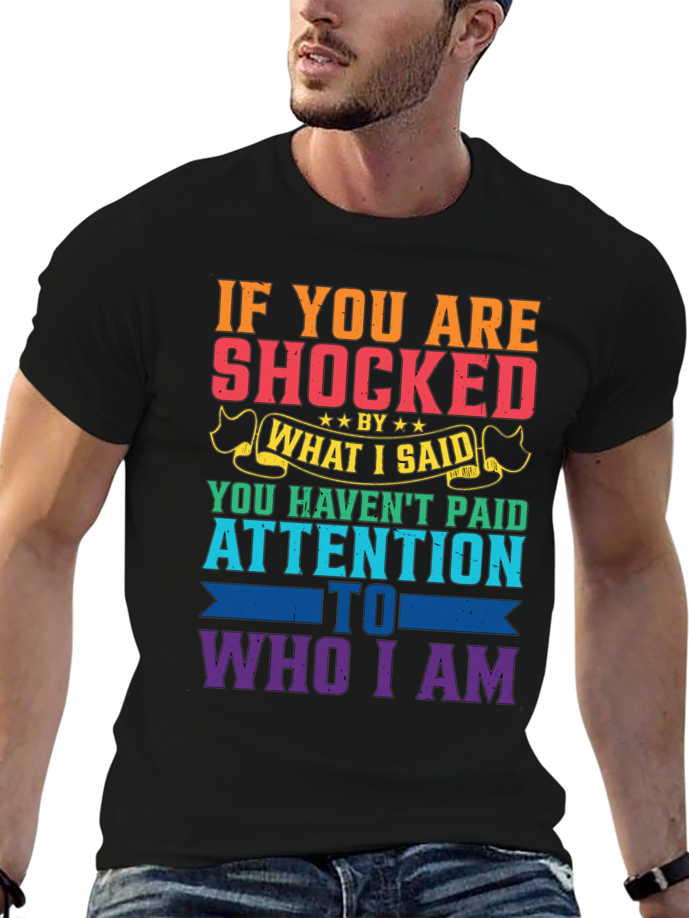 Shocked By What I Said Mens Graphic Tee