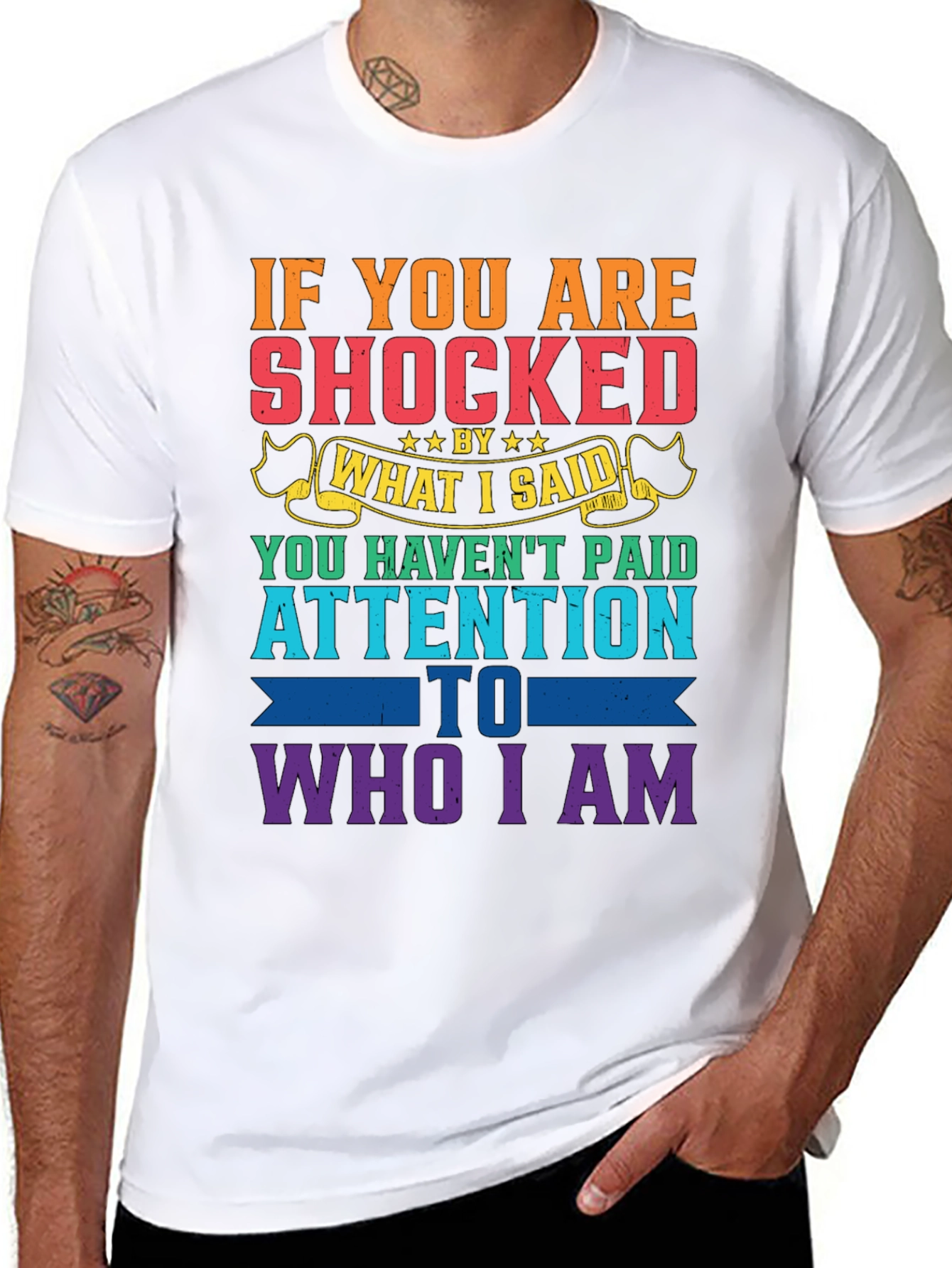 Shocked By What I Said Mens Graphic Tee