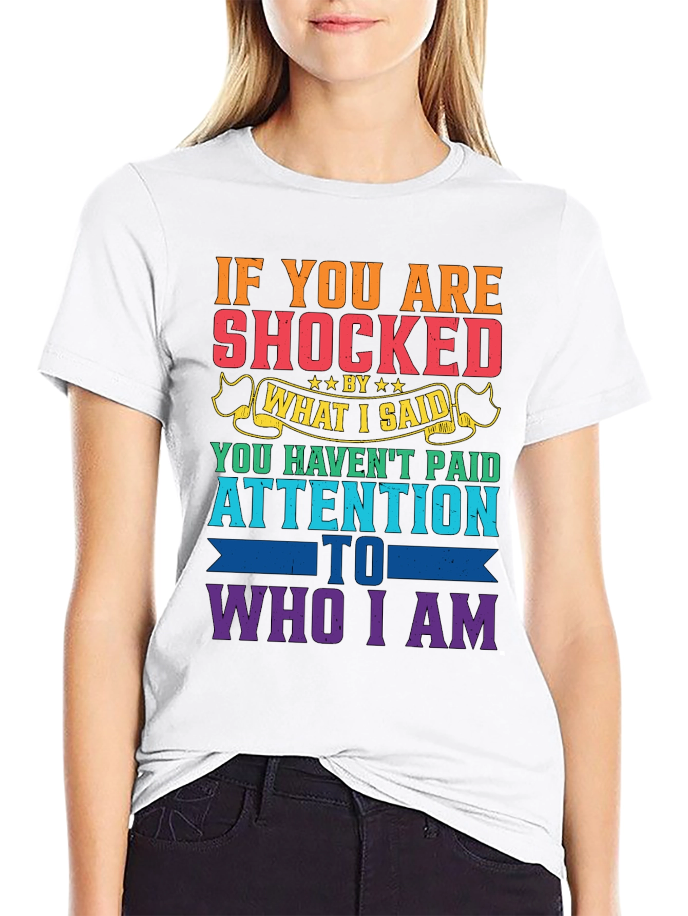 Shocked By What I Said Mens Graphic Tee