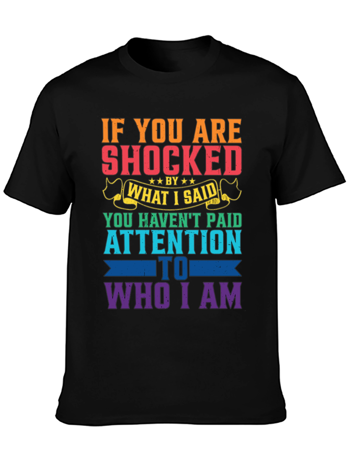 Shocked By What I Said Mens Graphic Tee
