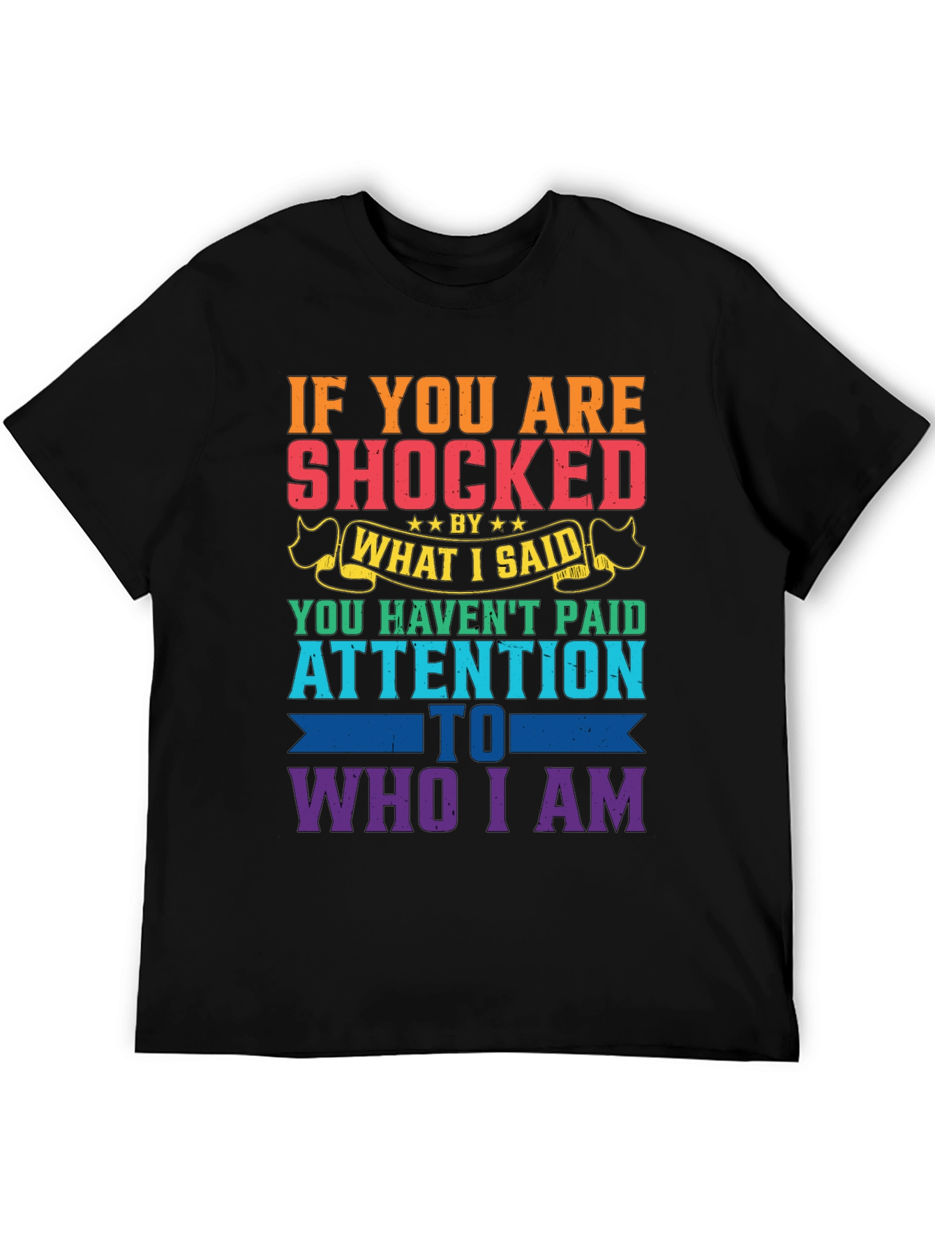 Shocked By What I Said Mens Graphic Tee