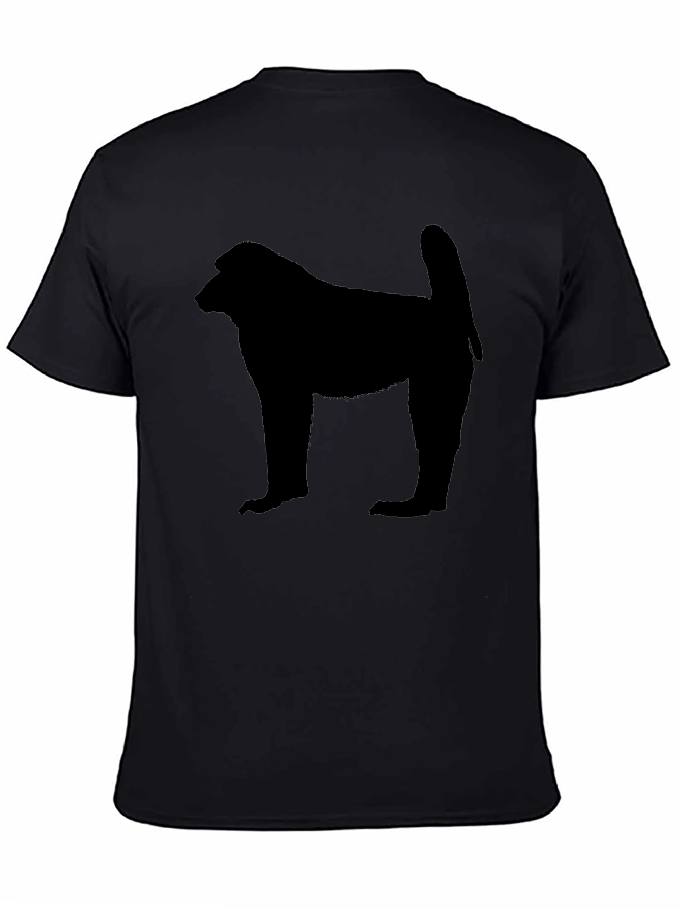 Baboon Silhouette Black T-Shirt