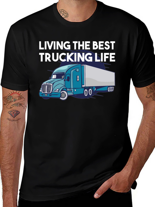 Living the Best Trucking Life Tee