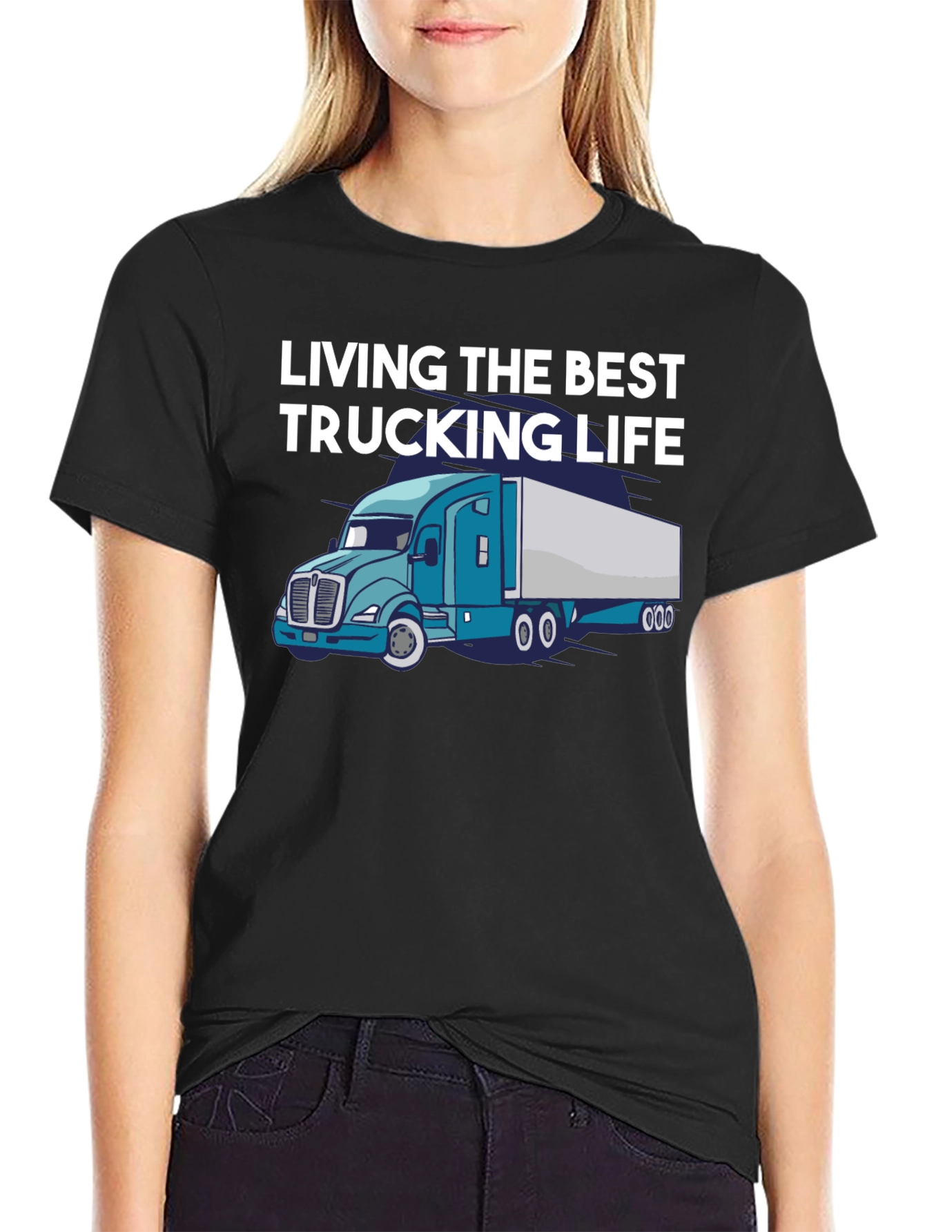 Living the Best Trucking Life Tee