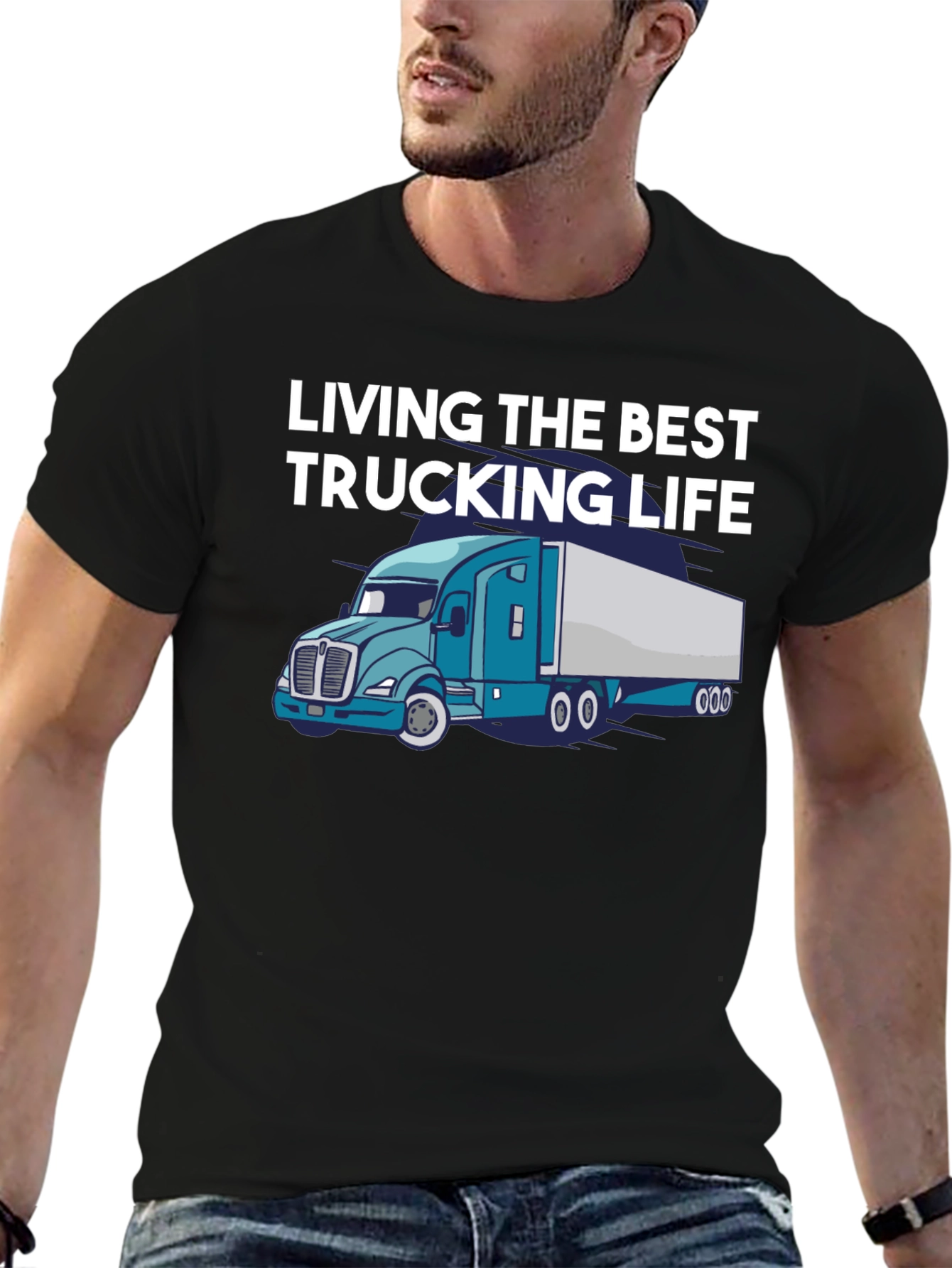 Living the Best Trucking Life Tee